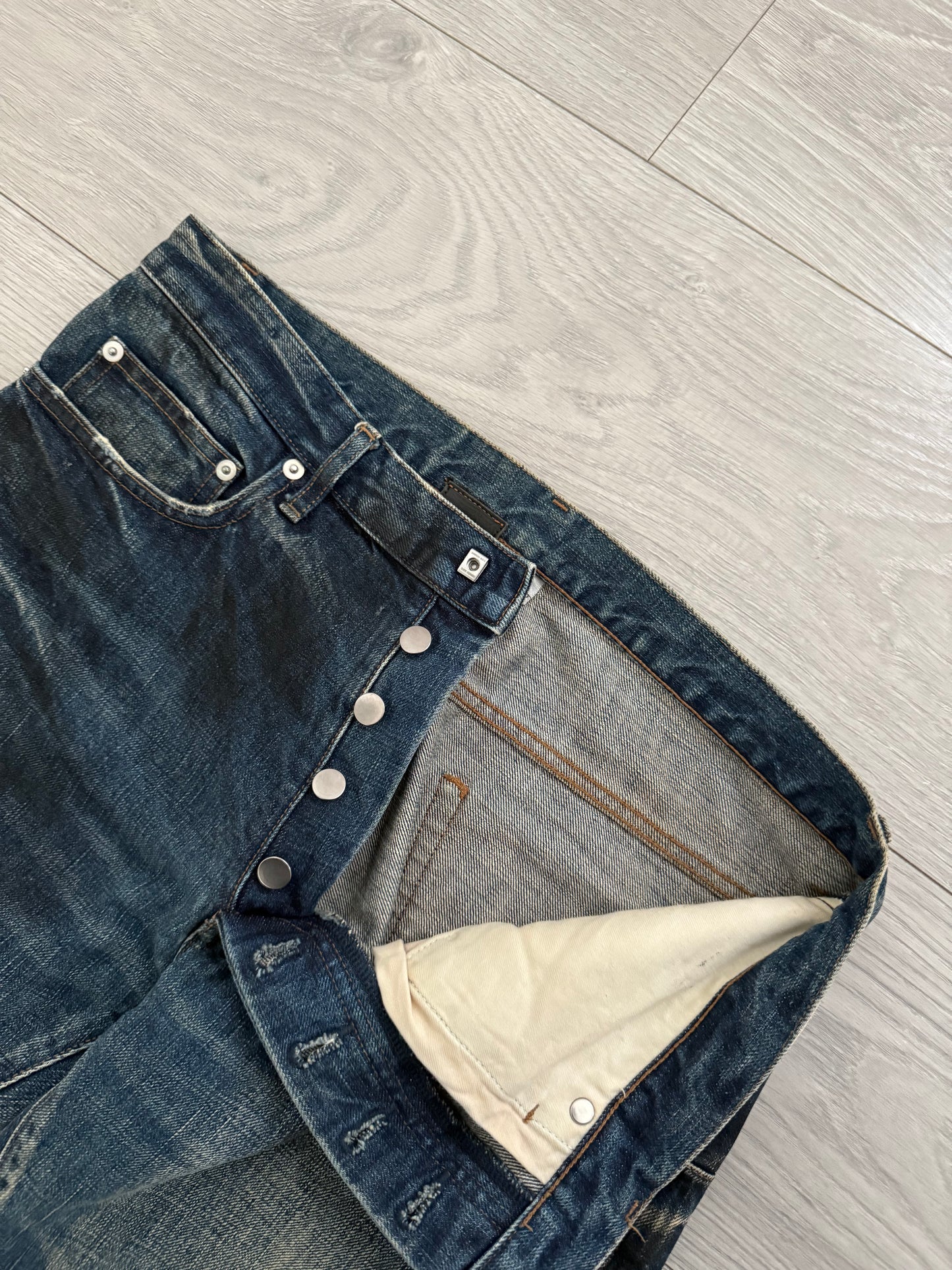 Dior Homme SS2010 'Oil Stained' Denim - Size 32