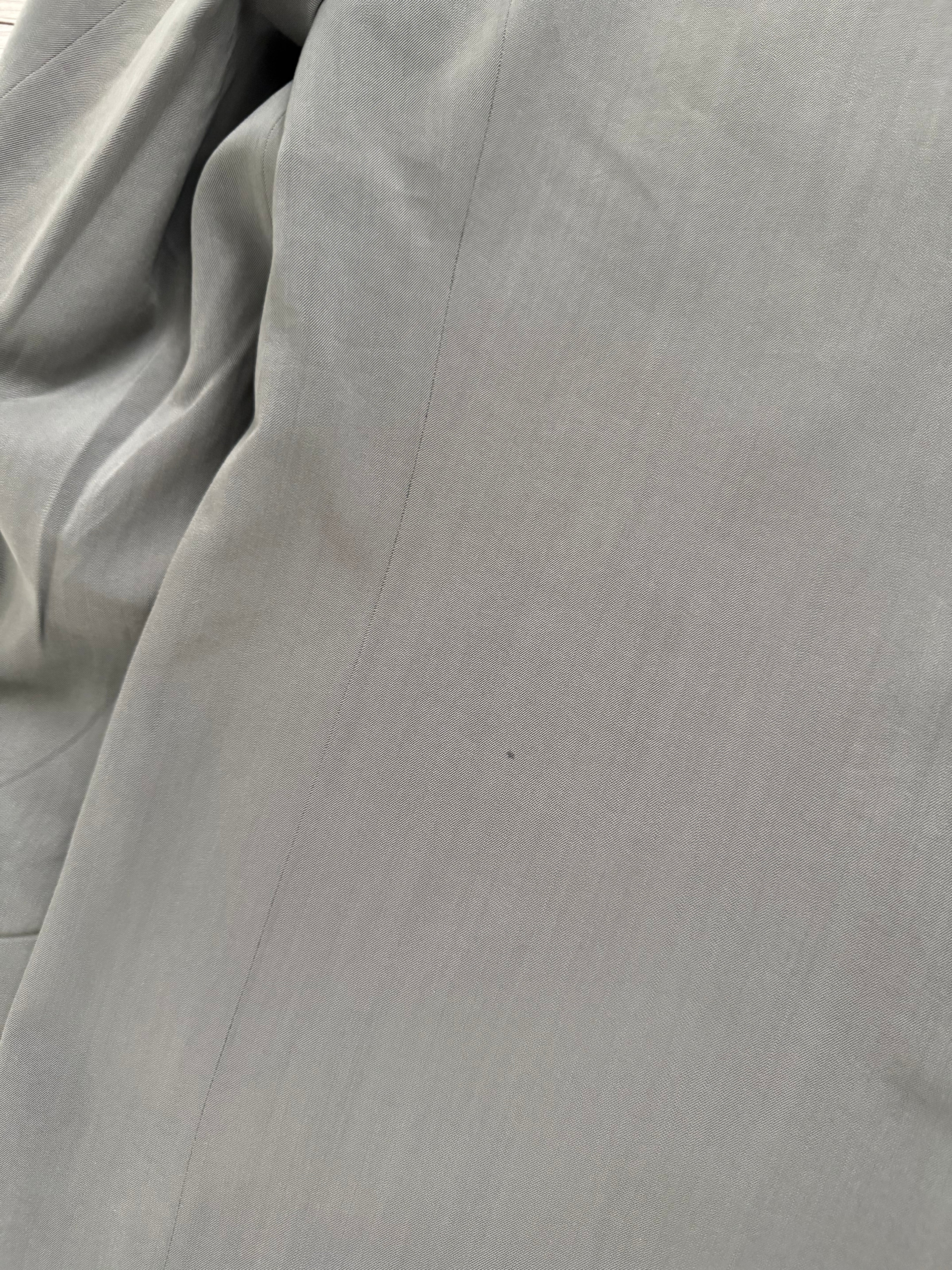 Hugo Boss 1980s 'Al Capone' Peaked Lapel Double Breasted Pleated Wool Silk Suit - Size XXL Jacket / 36" Waist