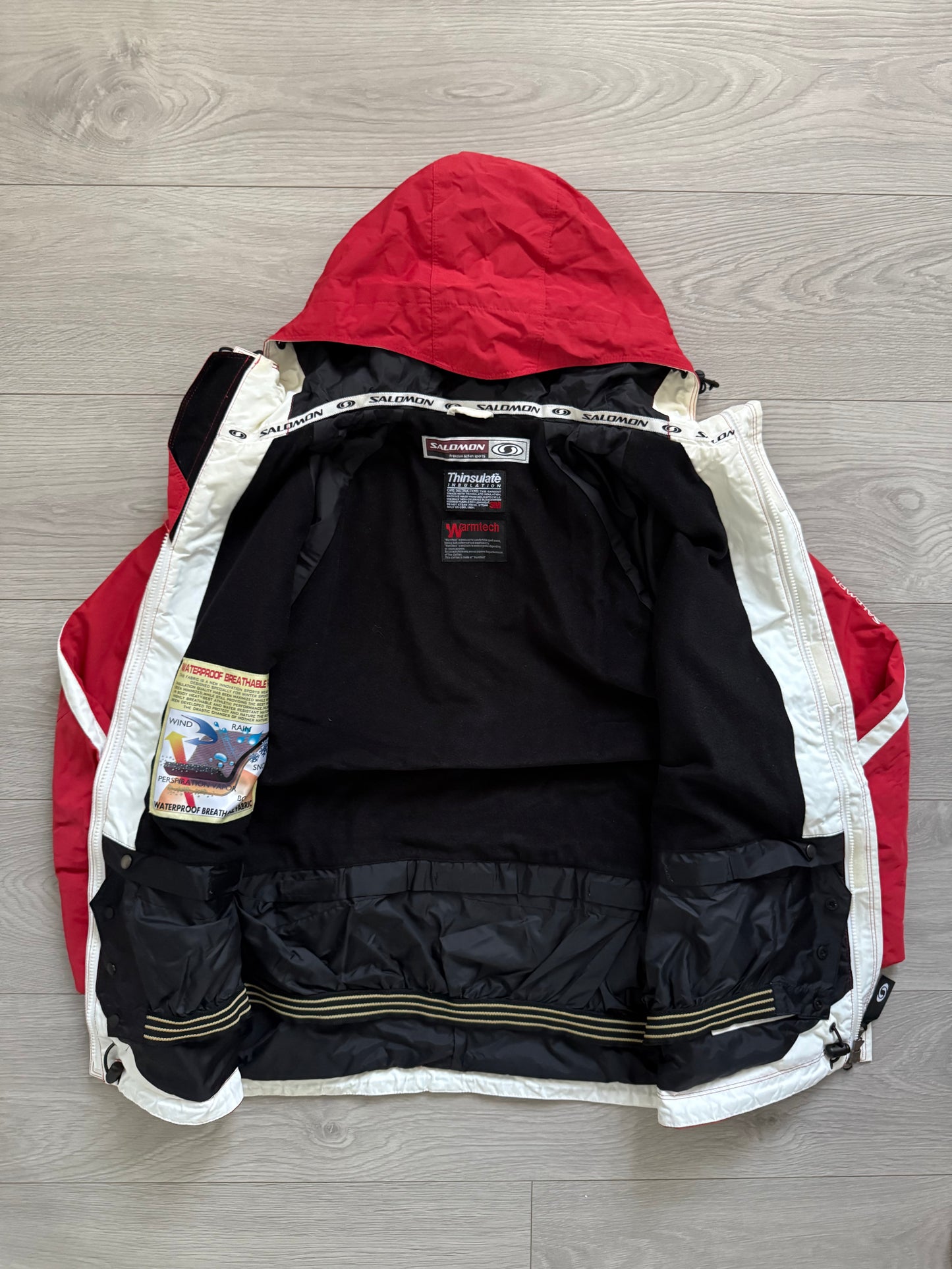 Salomon 1990s Waterproof Insulated Ski Jacket & Pants Set - Size M Jacket / 32" Waist