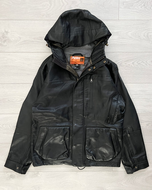 Burton Analog 00s Gore-Tex Leather Snowboarding Technical Jacket - Size M