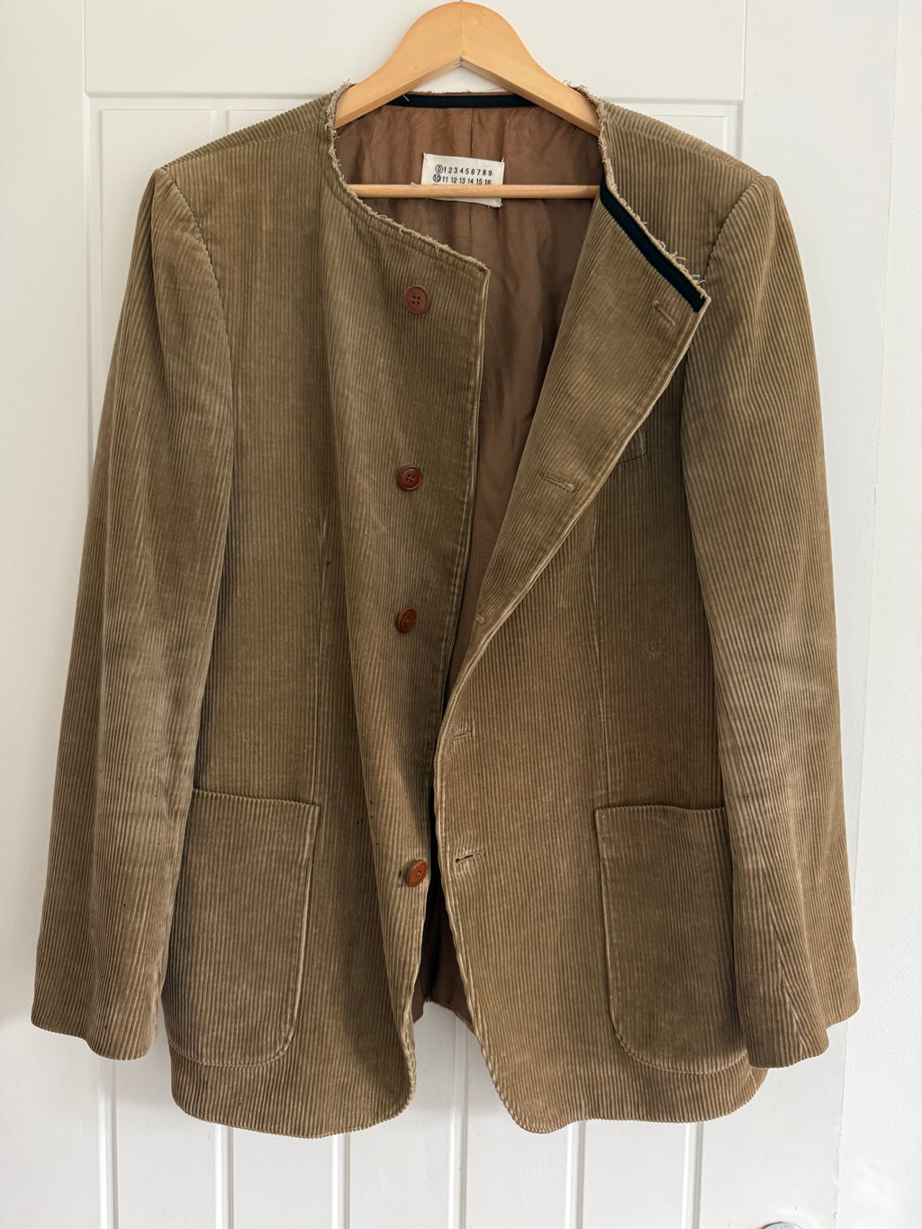 Maison Martin Margiela AW2002 Artisanal Line (0)(10) Reconstructed Corduroy Jacket - Size M
