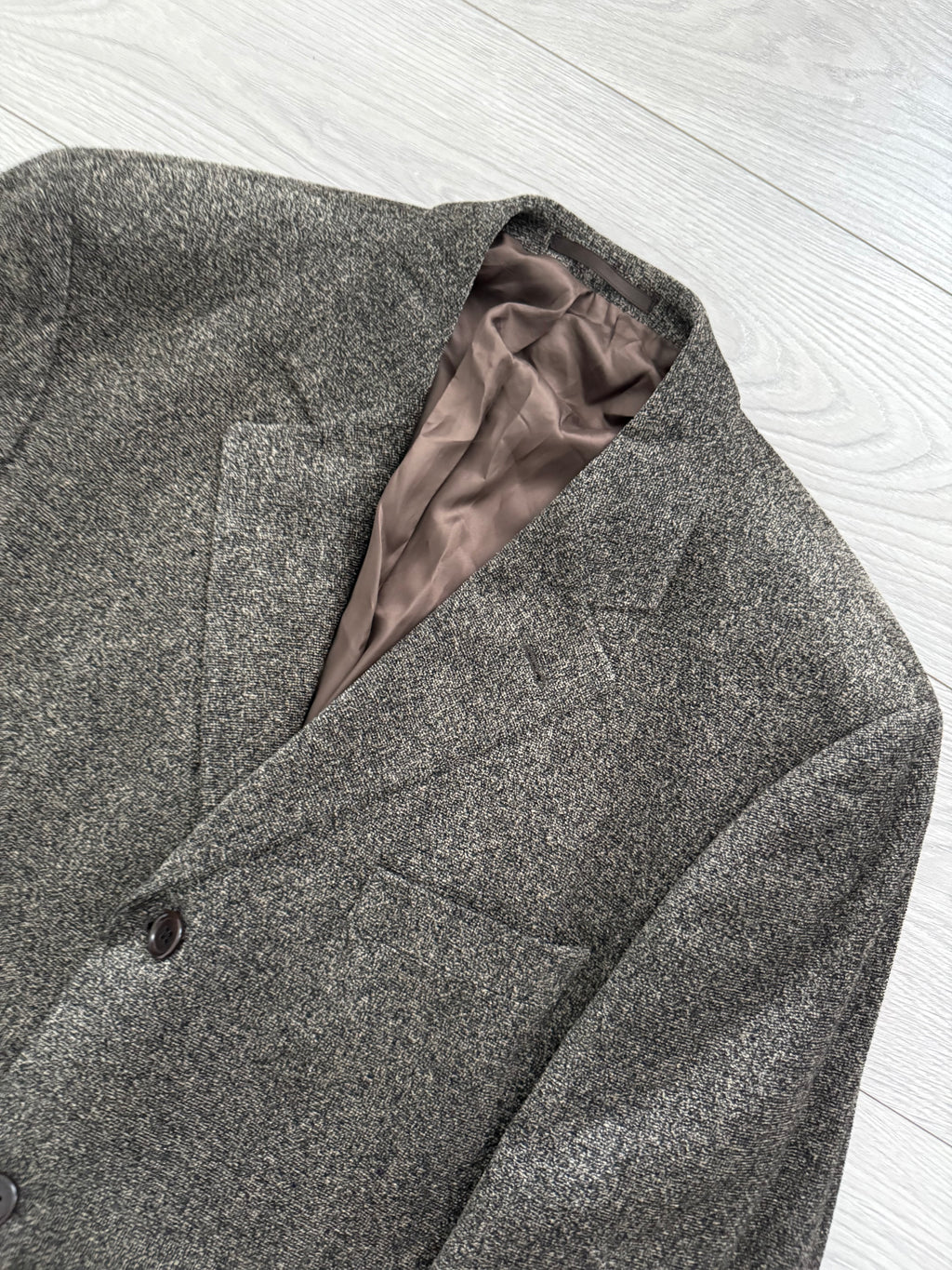 Hugo Boss 1980s 3B Torrelo Vierra Melagne Fabric Sports Jacket Blazer - Size XL