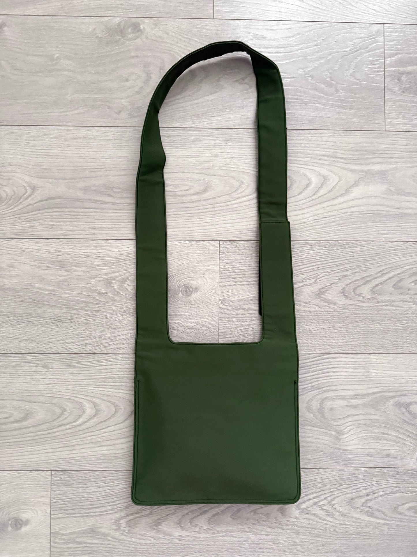 Miu Miu FW1999 Tech Fabric Signature Green Crossbody Bag