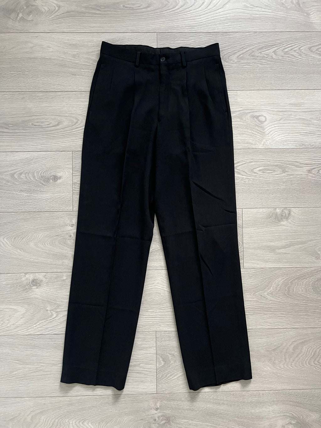 Emporio Armani 1990s Pleated Relaxed Suit - S Jacket / 30" Waist