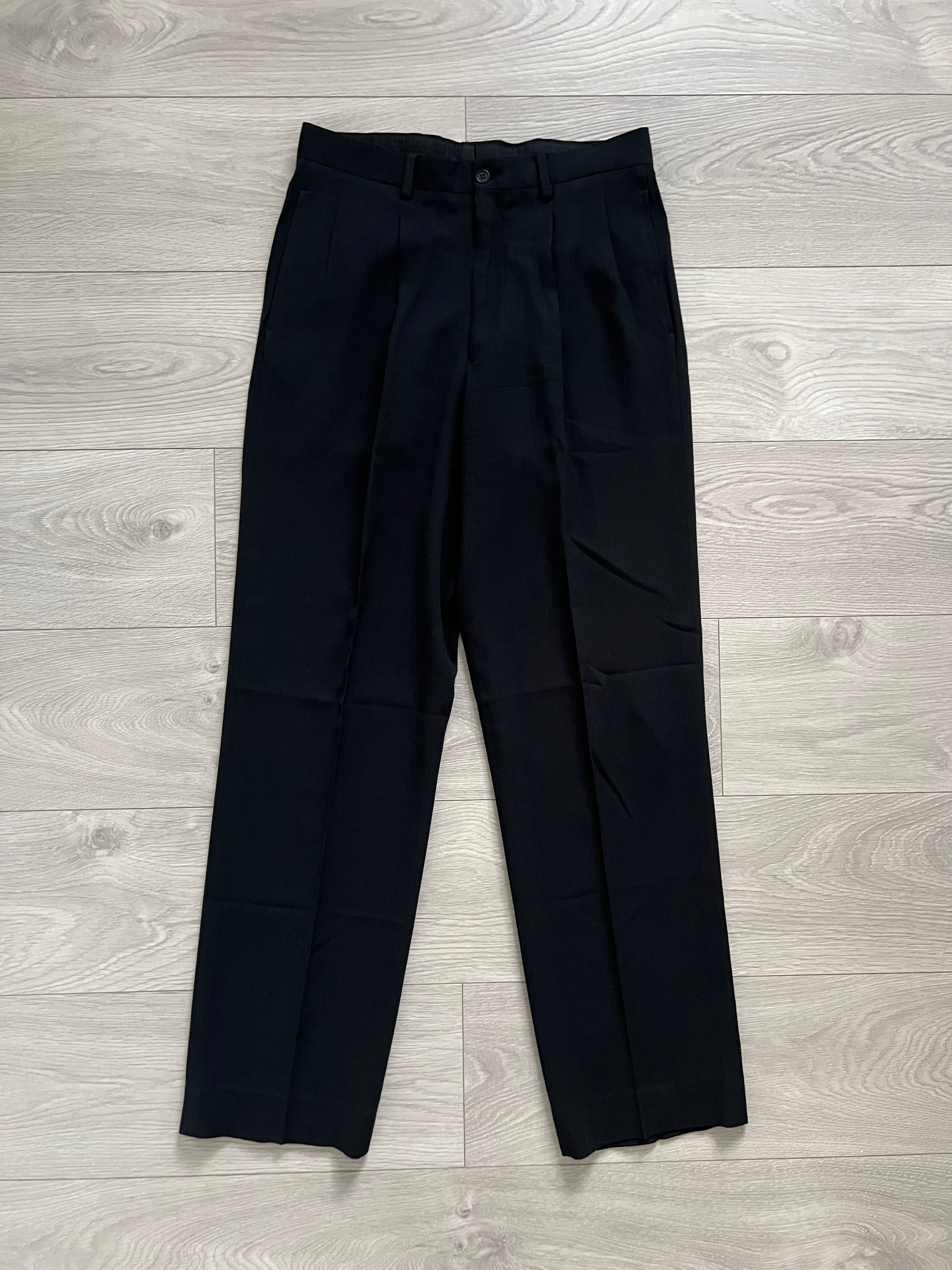 Emporio Armani 1990s Pleated Relaxed Suit - S Jacket / 30" Waist