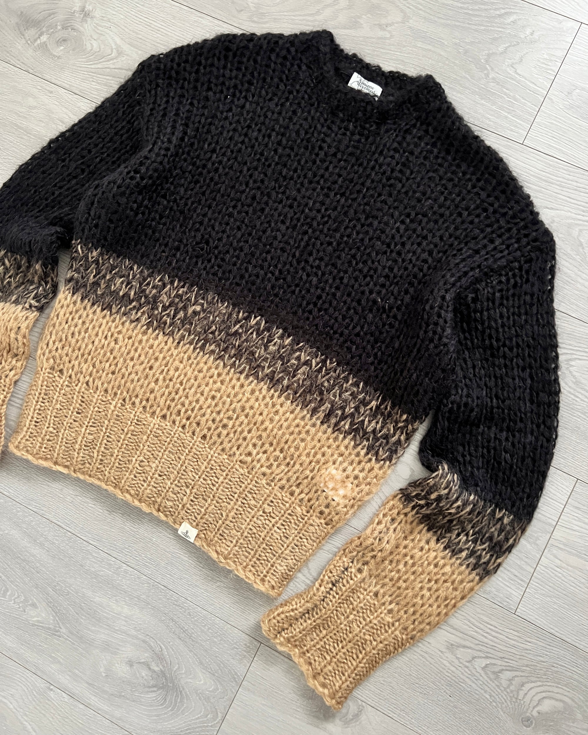 Vivienne Westwood Oversized Gradient Mohair Knit - One Size