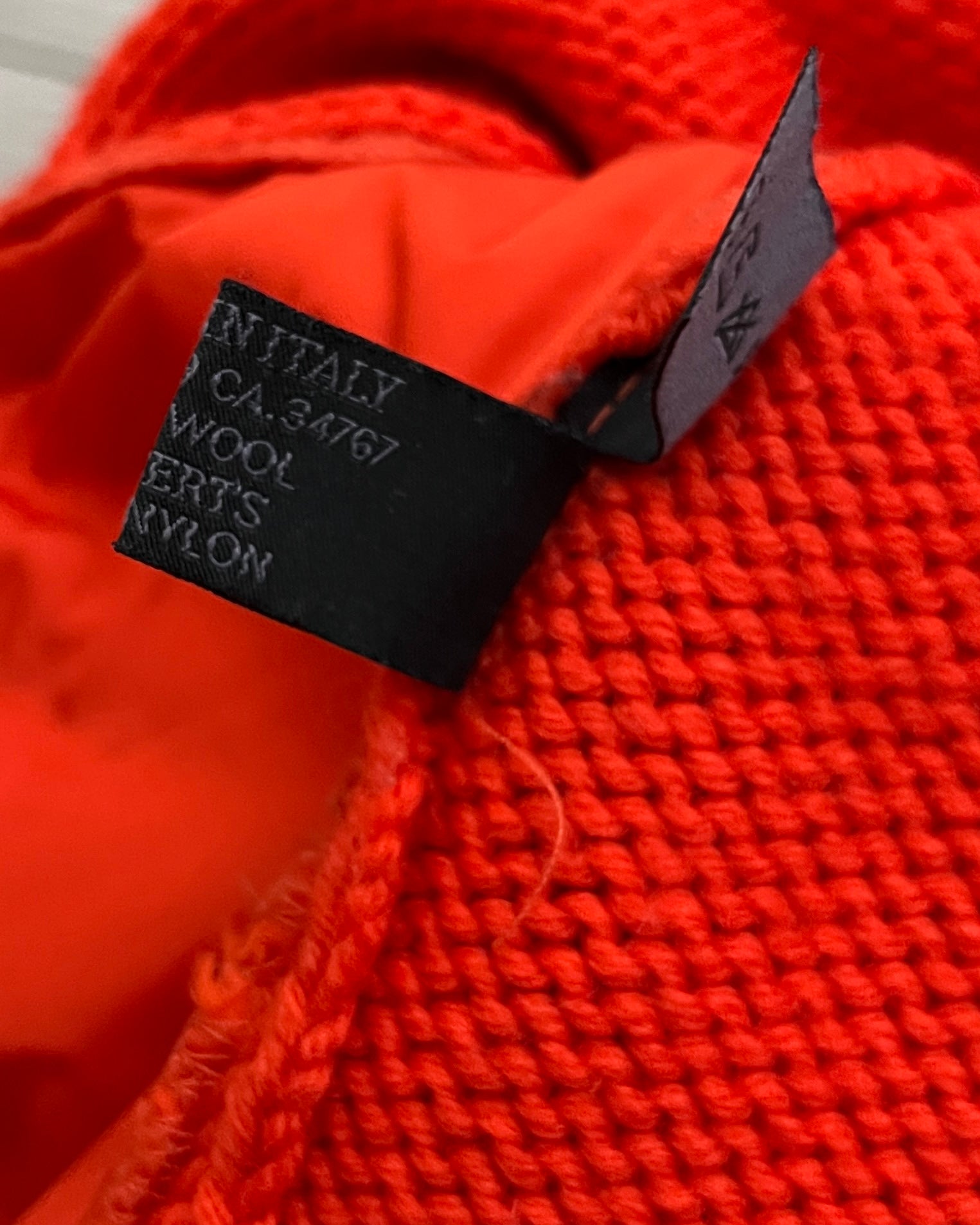 Prada Sport FW1999 Nylon Panelled High Neck Knit Sweater - Size S