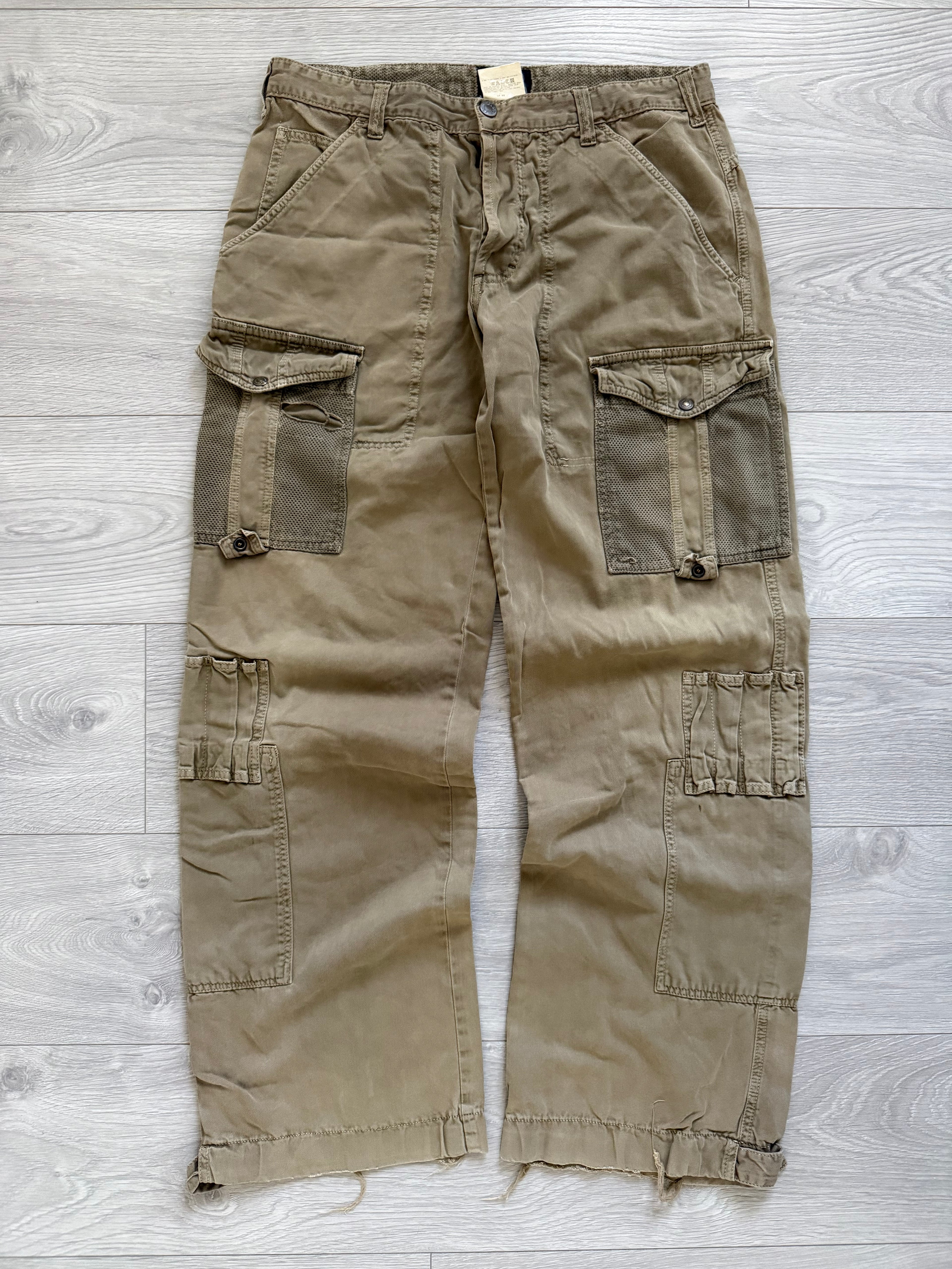 Dolce & Gabbana 00s Vintage Military Cargo Pants - Size 32