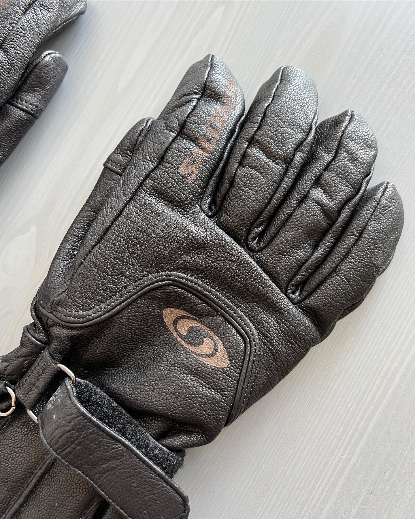Salomon Primaloft Insulated Leather Gloves