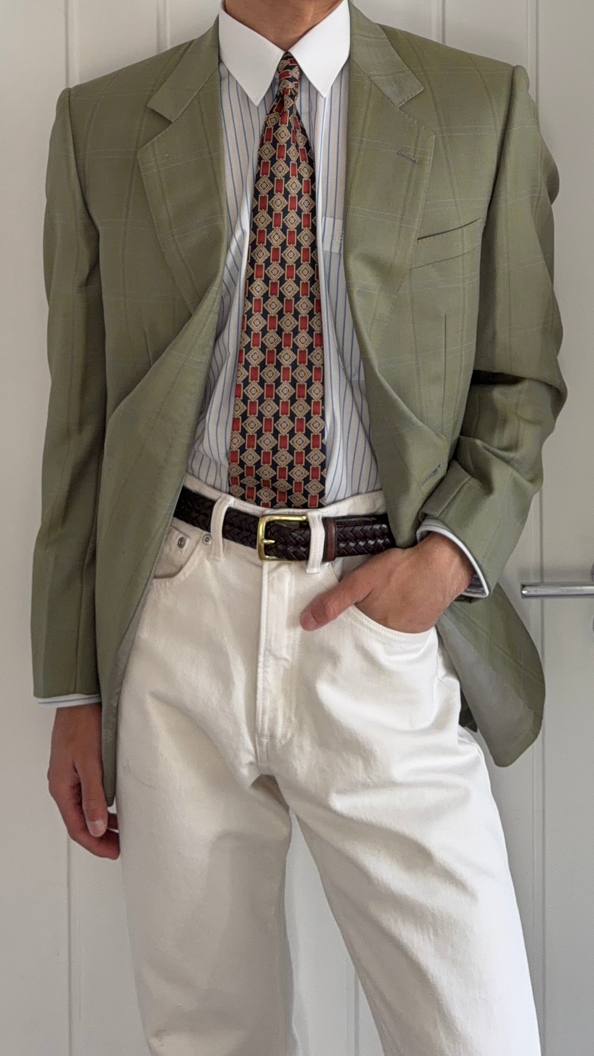 Givenchy 1990s 2B Wool Sport Jacket Blazer - Size M