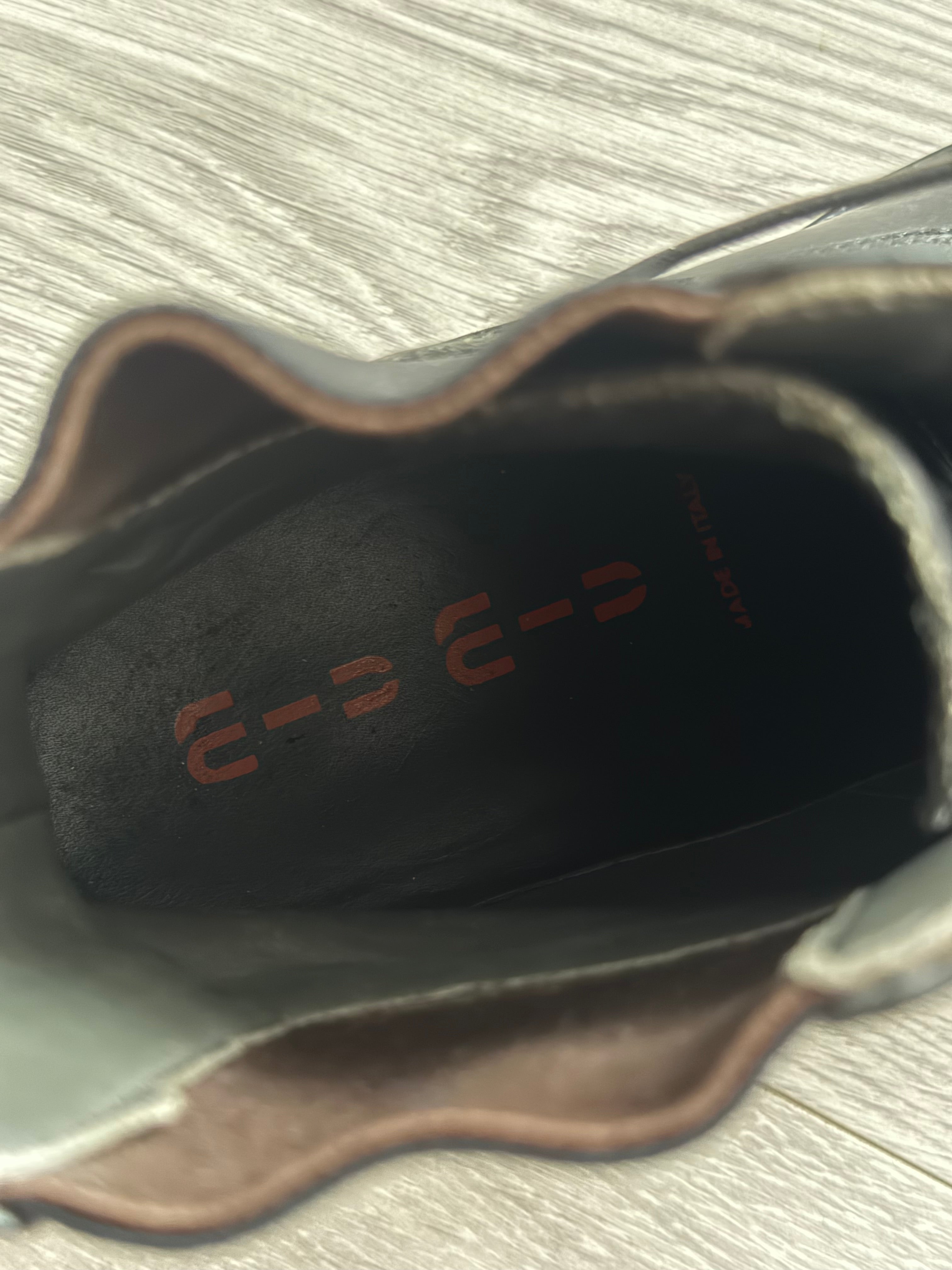 Miu Miu FW2002 Leather Lace Up Boots - Size 6.5 Womens