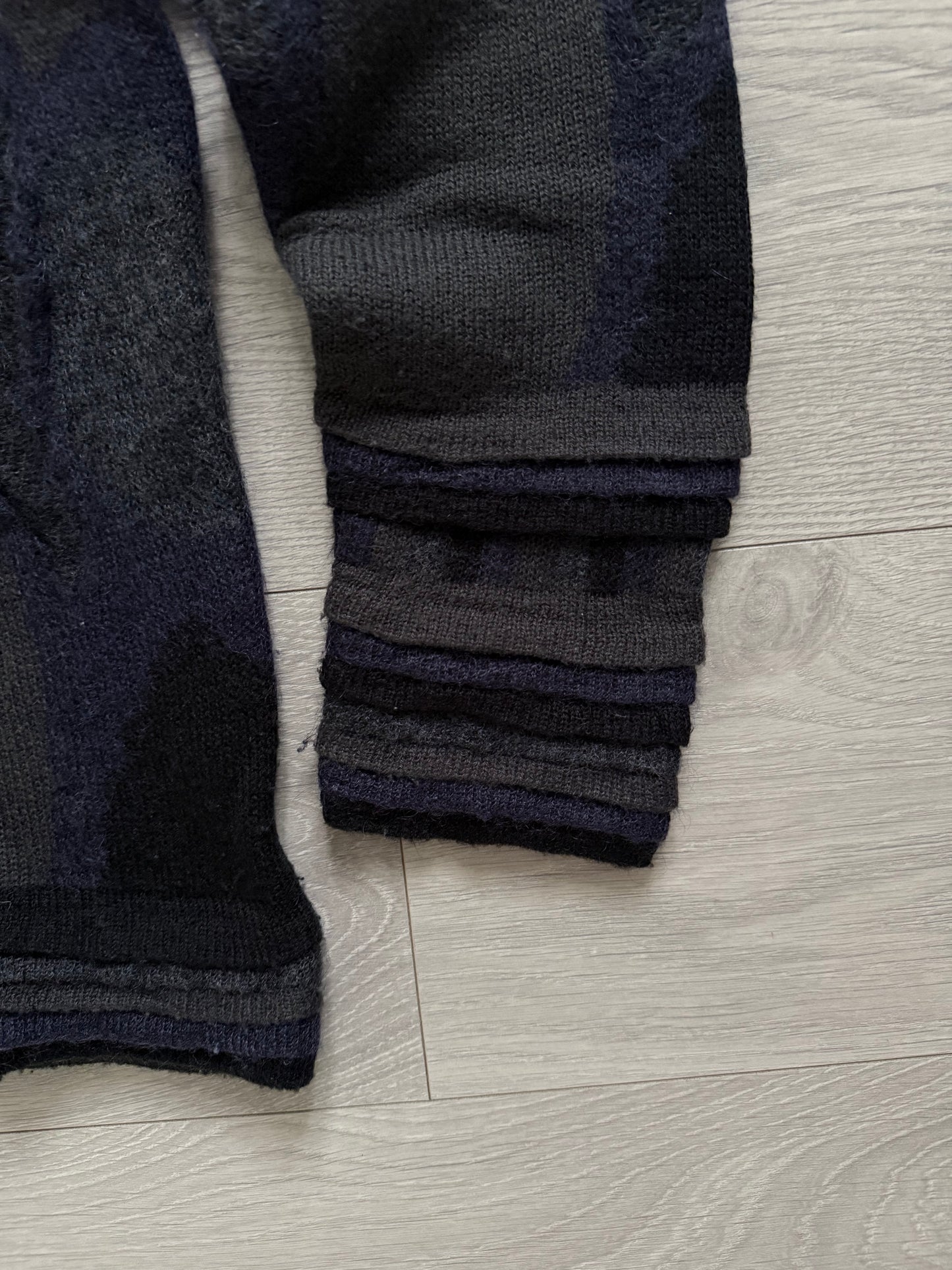 Issey Miyake AW06' Geometric Knit Sweater - Size M