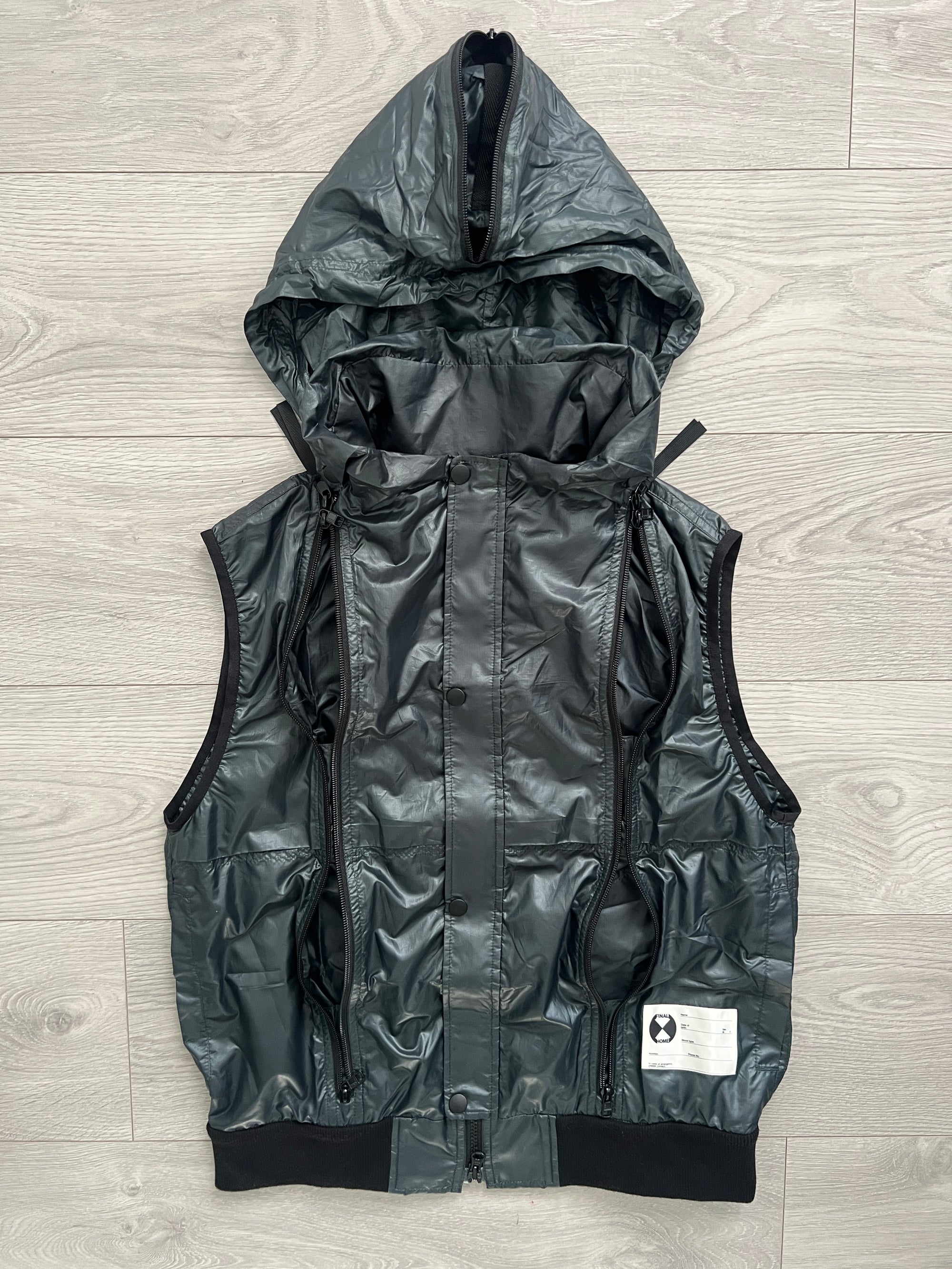 Final Home 1990s Mulit-Pocket Nylon Survival Vest - Size S