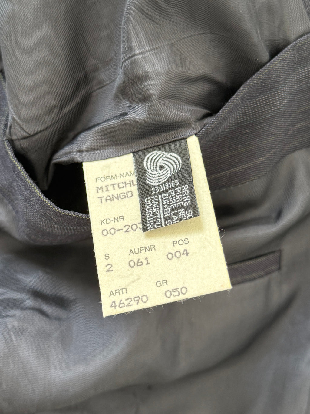 Hugo Boss 1980s Peaked Lapel Double Breasted Wool Jacket Navy Blue - Size L