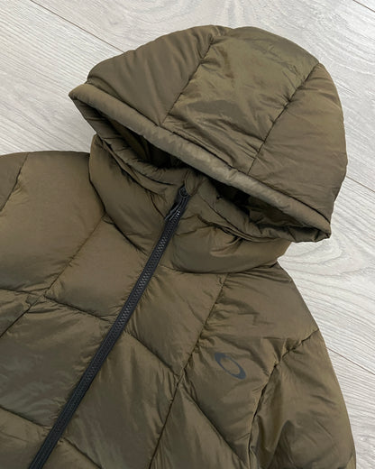 Oakley Goose Down Nylon Technical Puffer Jacket - Size S