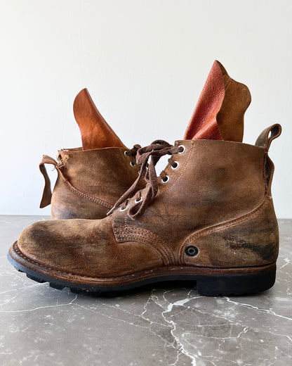 Martin Margiela FW2004 Artisanal Line (0)(10) Reconstructed Military Boots - Size US10