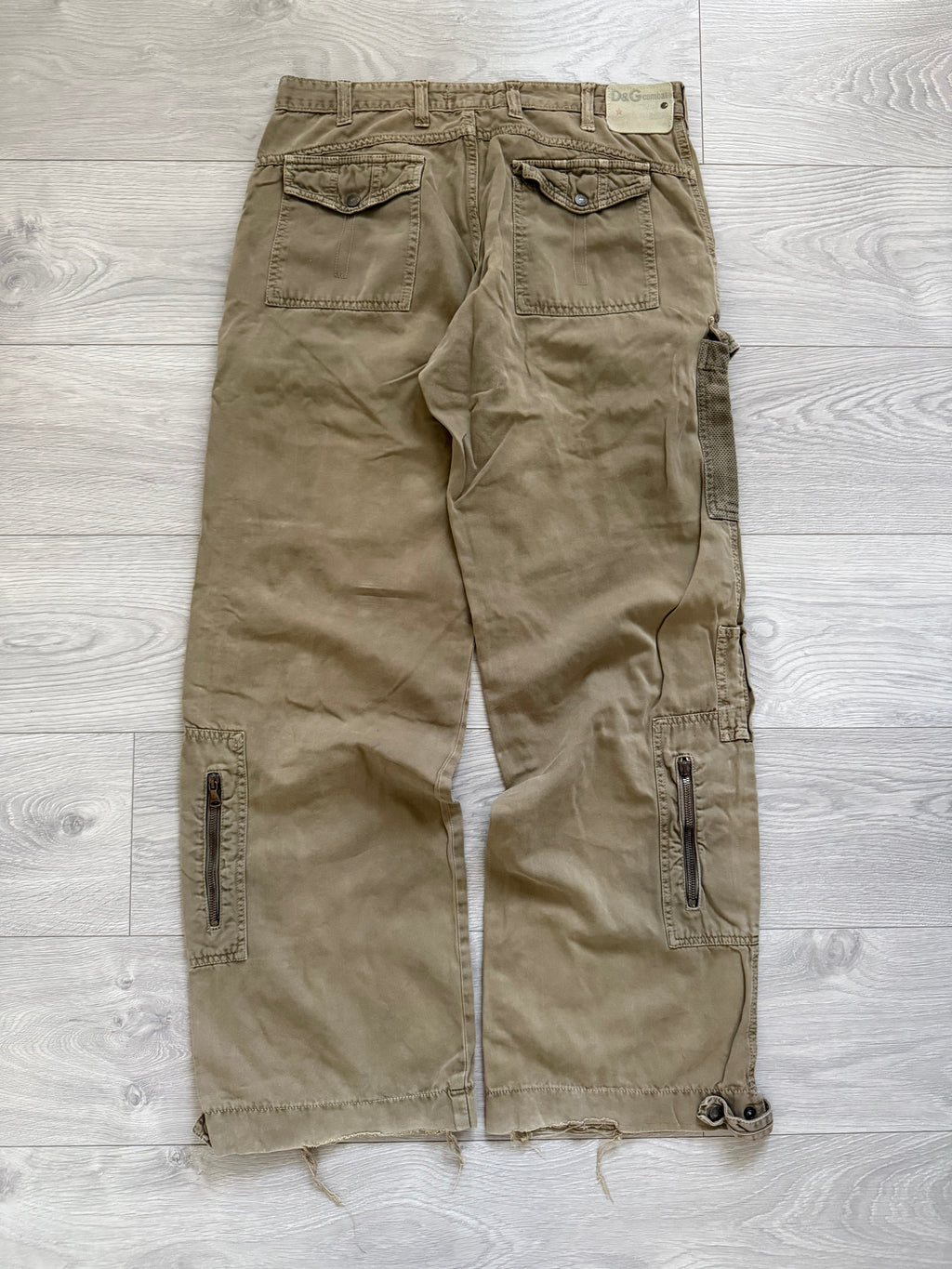 Dolce & Gabbana 00s Vintage Military Cargo Pants - Size 32