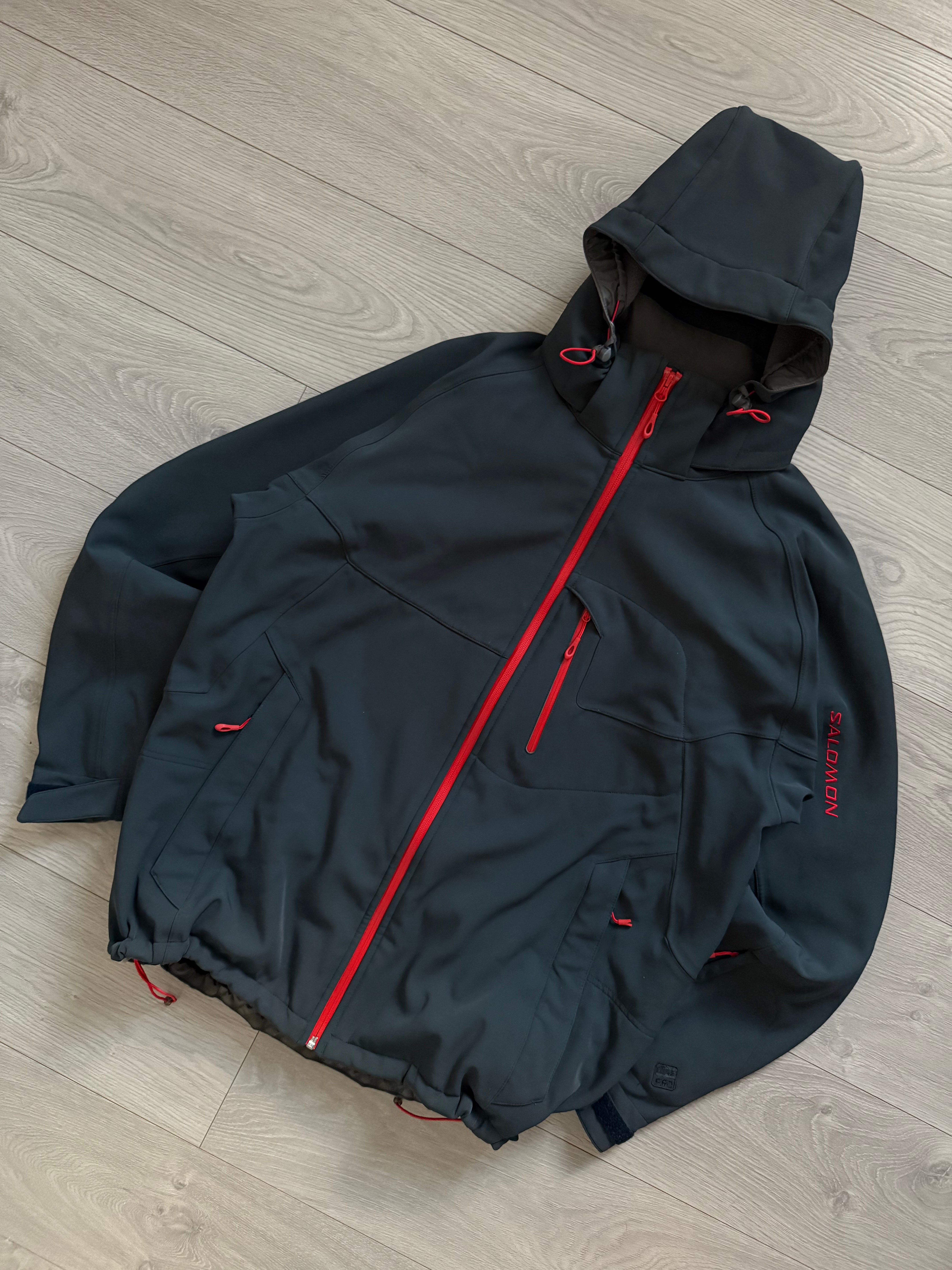 ジャケット・アウター 00s salomon technical nylon jacket Salomon 00s Waterproof Panelled Fleece Lined Technical Jacket