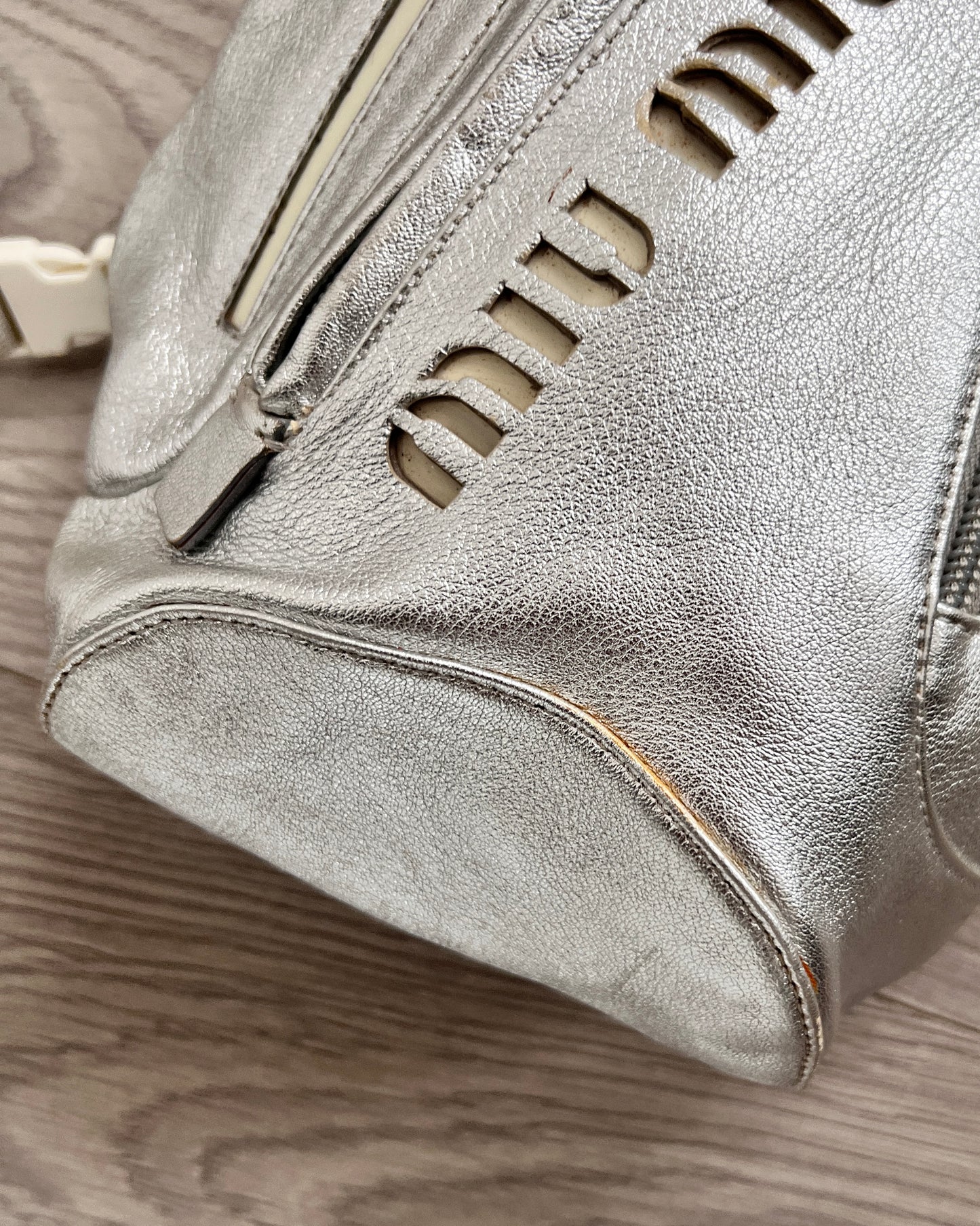 Miu Miu 90s Astro Silver Crossbody Bag