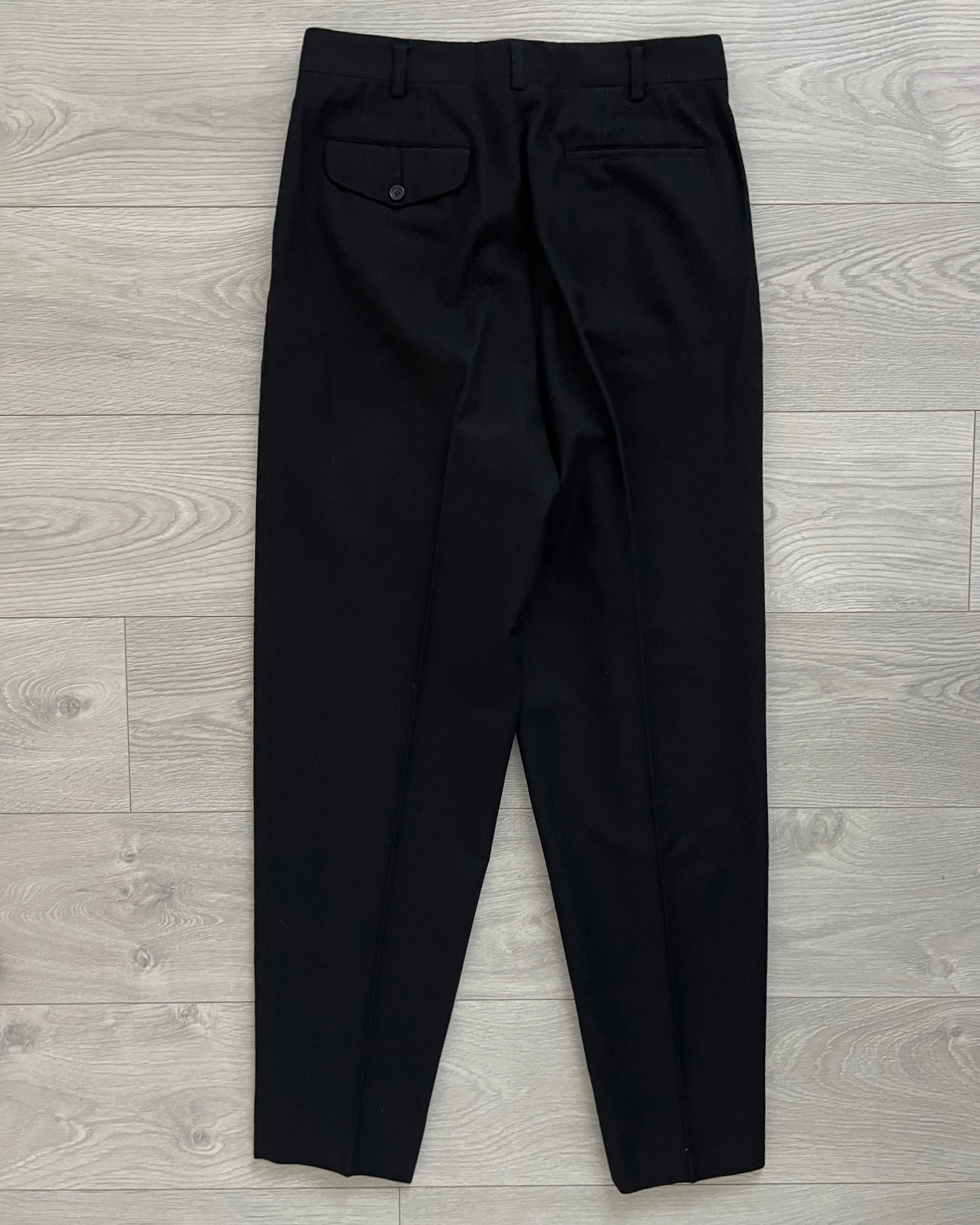 Comme Des Garcons Homme AW1988 Pleated Wool Trousers - Size 32