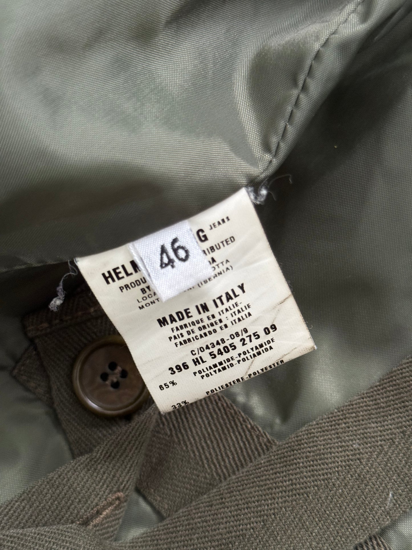 Helmut Lang FW1999 Down Filled M69 Flak Military Jacket - Size S