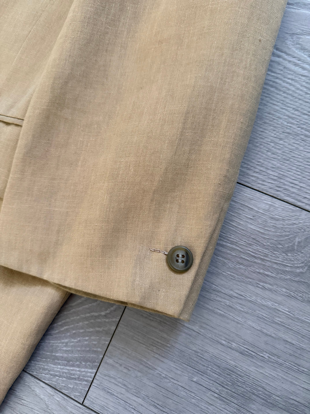 Christian Dior 1980s Linen 2B Sports Jacket Blazer - Size XL