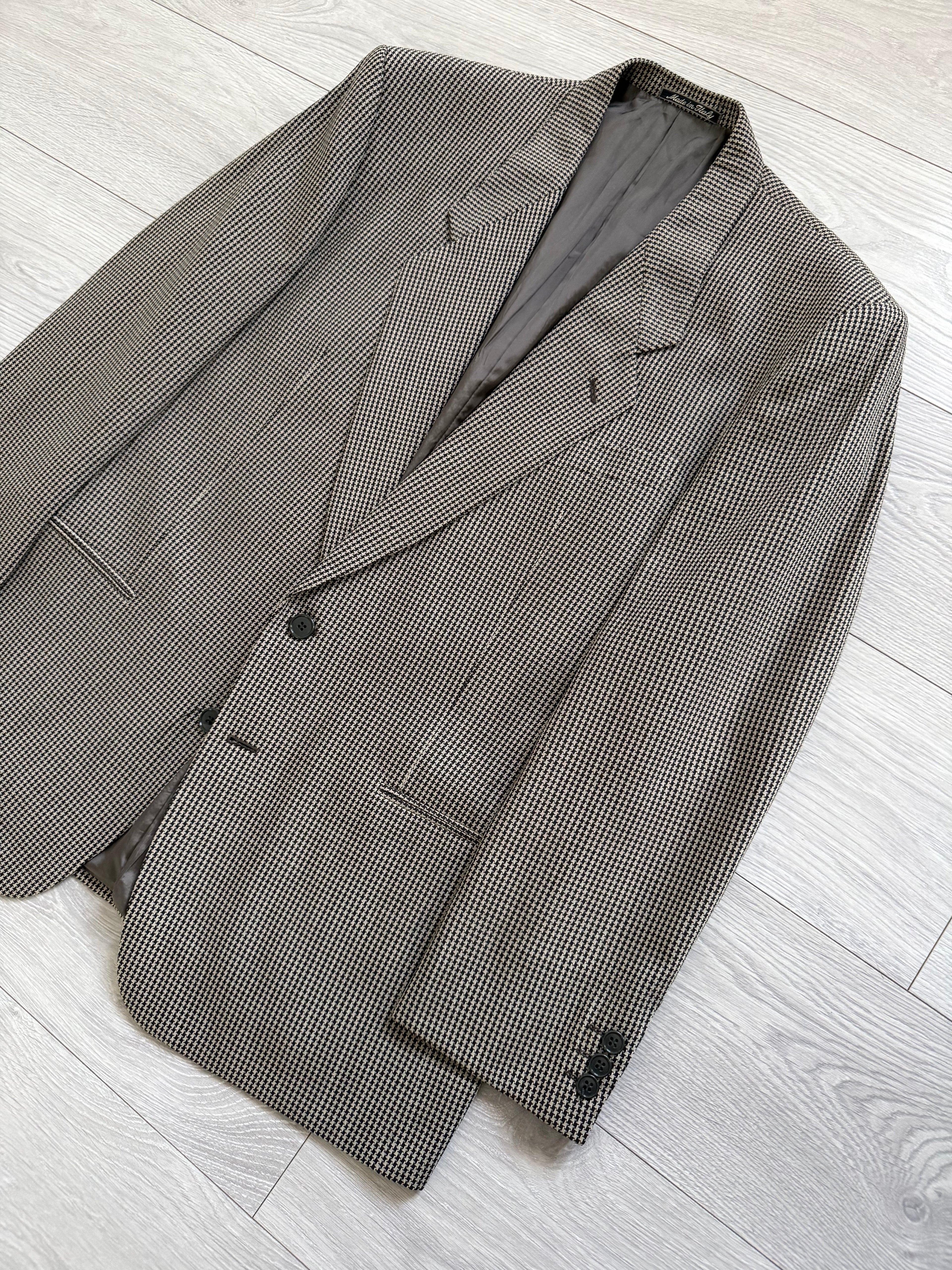 Giorgio Armani 1980s 2B Textured Wool Sport Jacket Blazer - Size XL