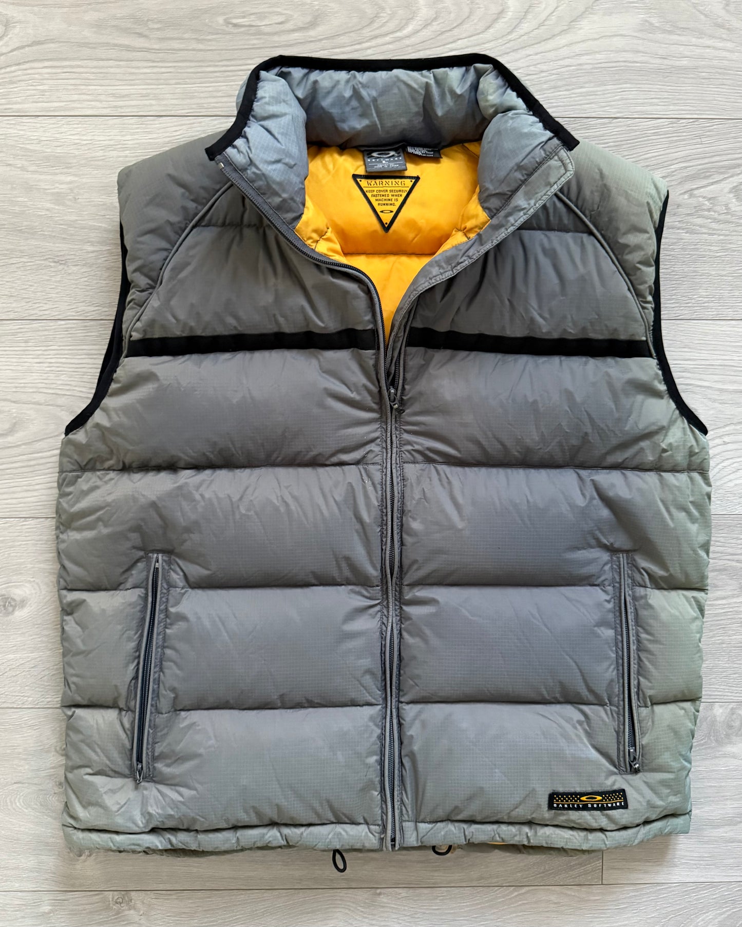 Oakley Software 2006 Technical Iridescent Down Puffer Vest - Size L