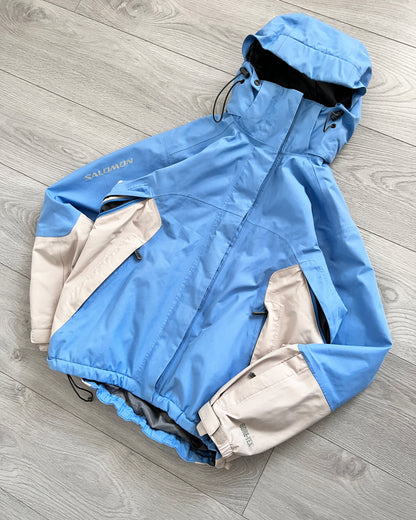 Salomon 00s Gore-Tex Baby Blue Two-Tone Insulated Jacket - Size S