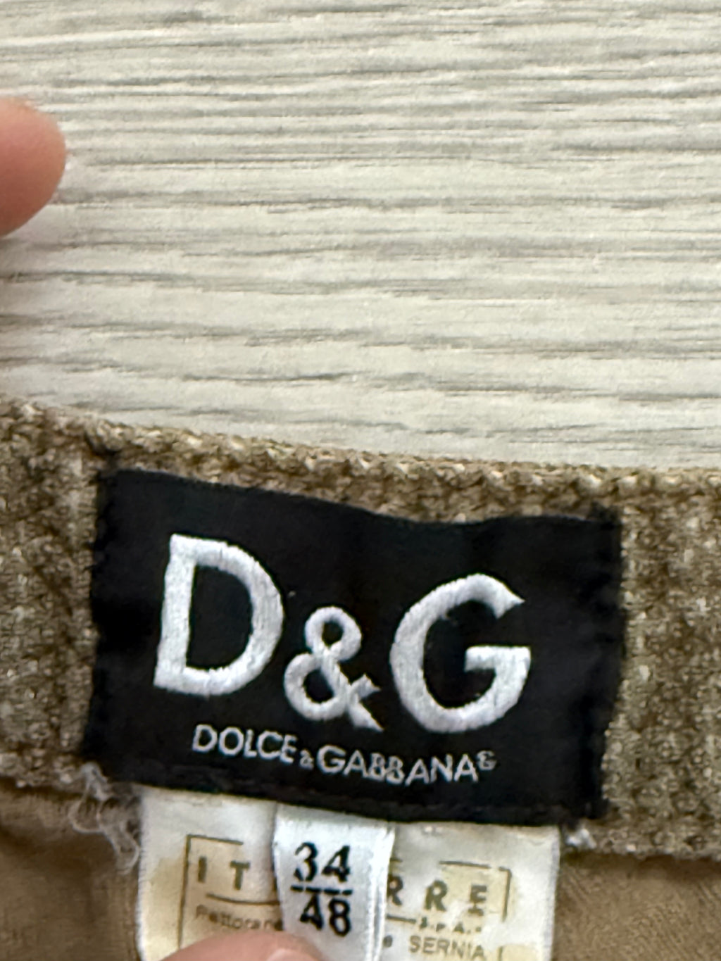 Dolce & Gabbana 00s Vintage Military Cargo Pants - Size 32