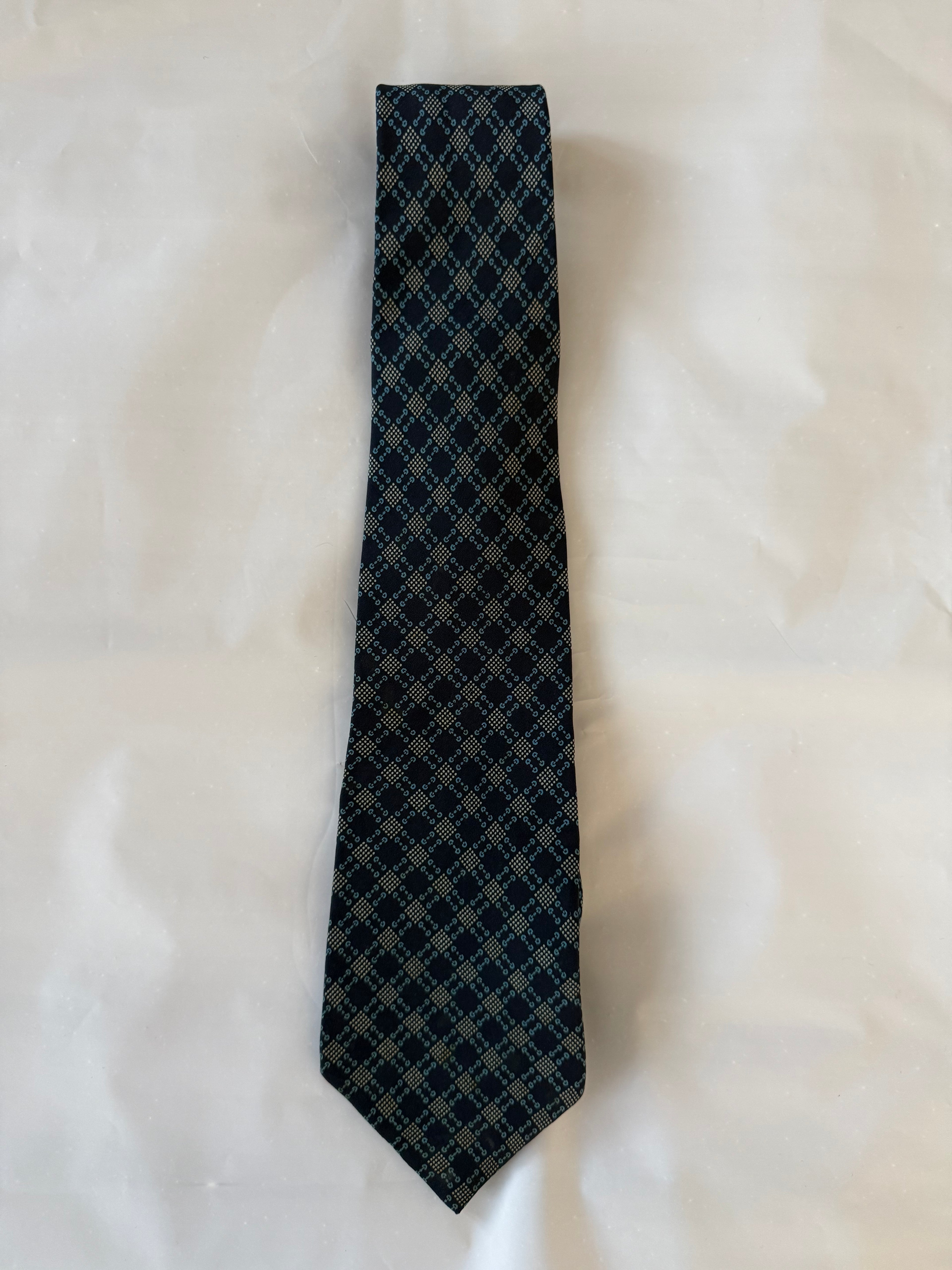 Celine 1990s Silk Tie
