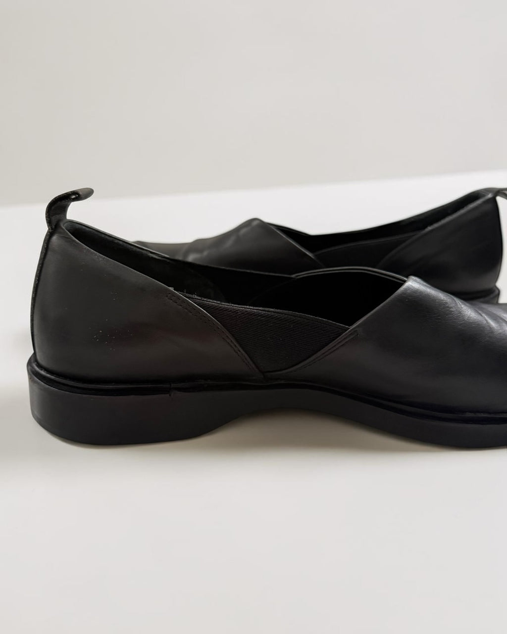 Issey Miyake Vintage Slip-On Leather Derby Shoes - Size US7