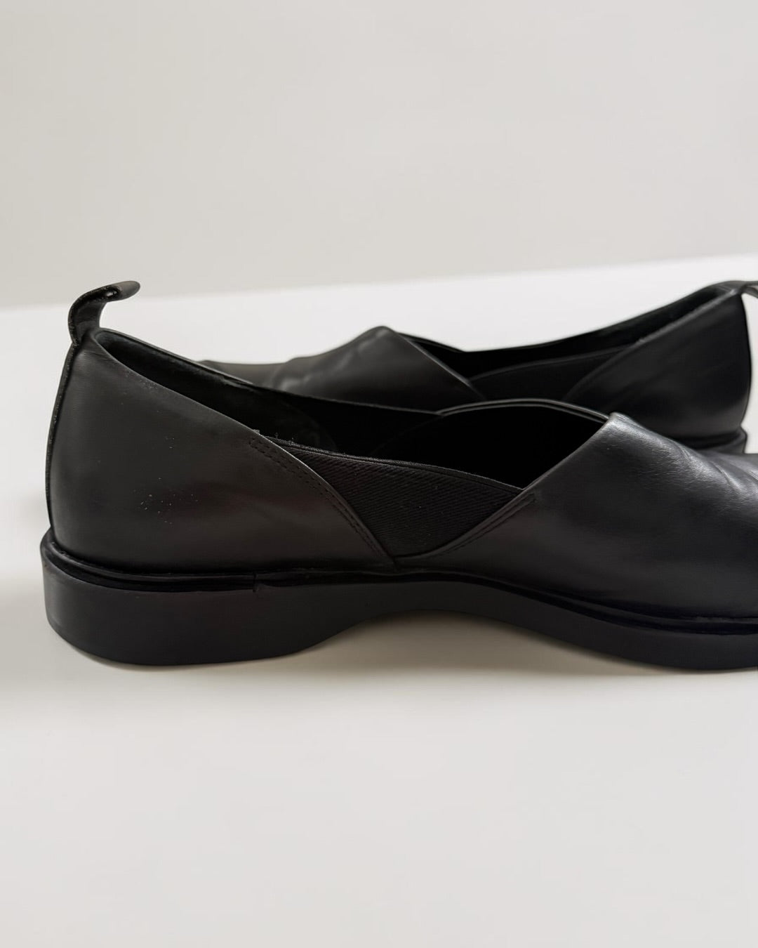 Issey Miyake Vintage Slip-On Leather Derby Shoes - Size US7