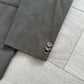 Armani 1990s Double Breasted Draped Pleated Wool Suit - Size XXL Jacket / 38" Waist