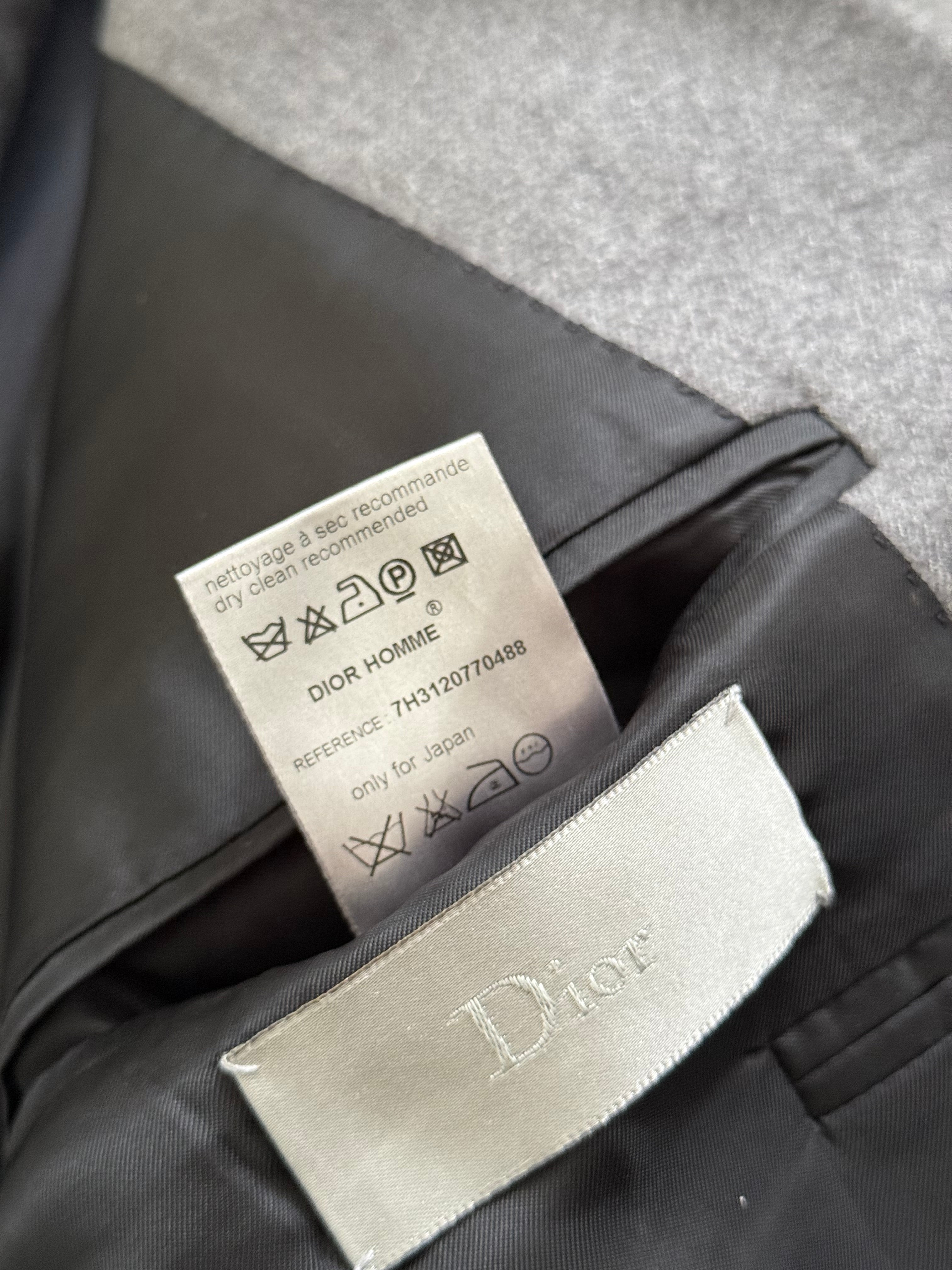 Dior Homme by Hedi Slimane FW2007 Cashmere Blazer Jacket - Size S