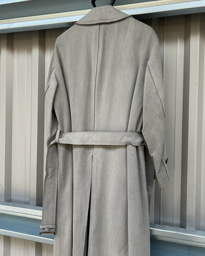 Issey Miyake FW2003 Pleated Wool Trench Coat - Size M