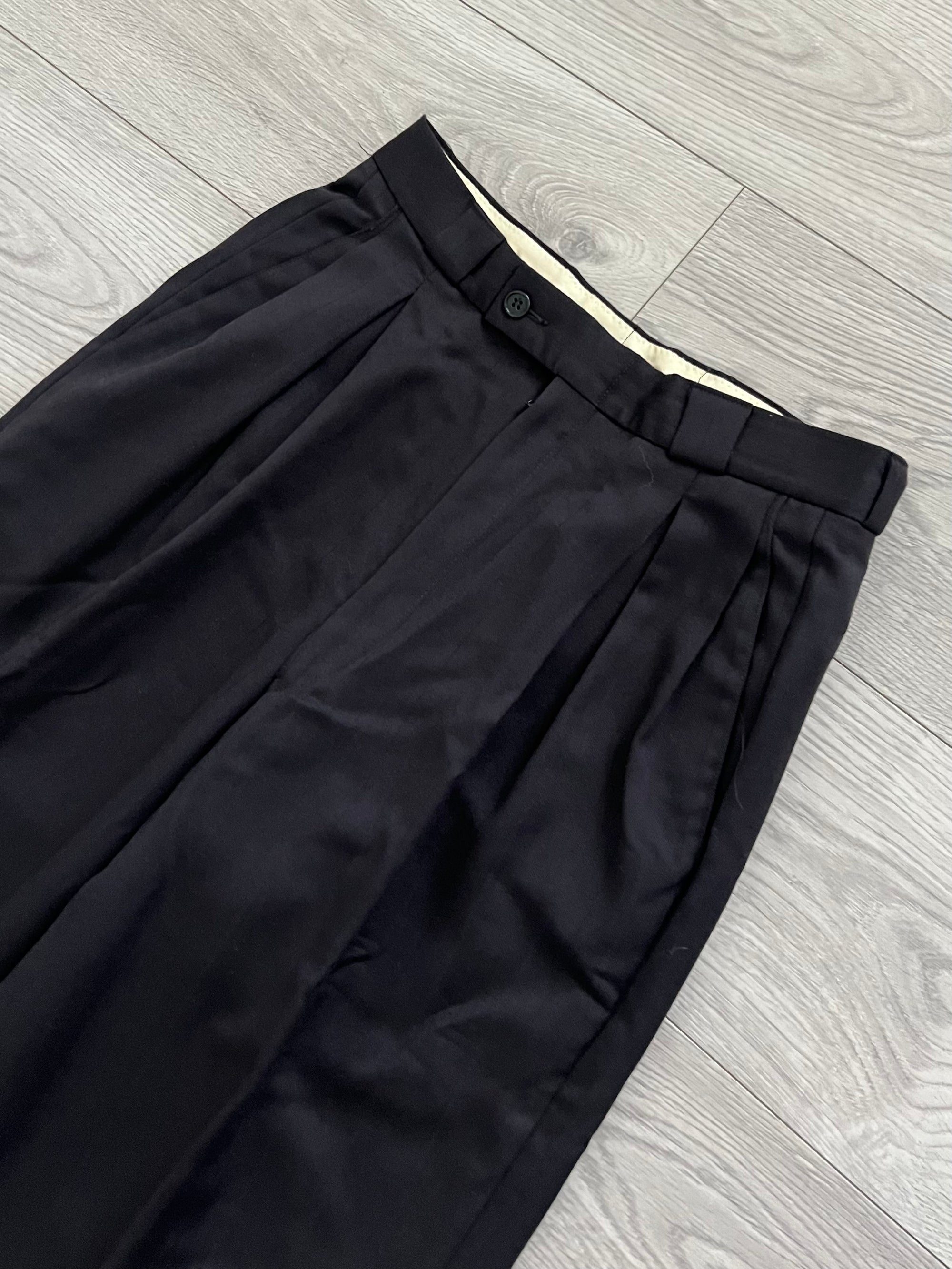 Emporio Armani 1990s Double-Breasted Pleated Relaxed Suit - Size M Jacket / 30" Waist