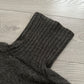 Maison Martin Margiela FW2004 Wool Camel Ribbed Turtleneck Knit Sweater - Size M