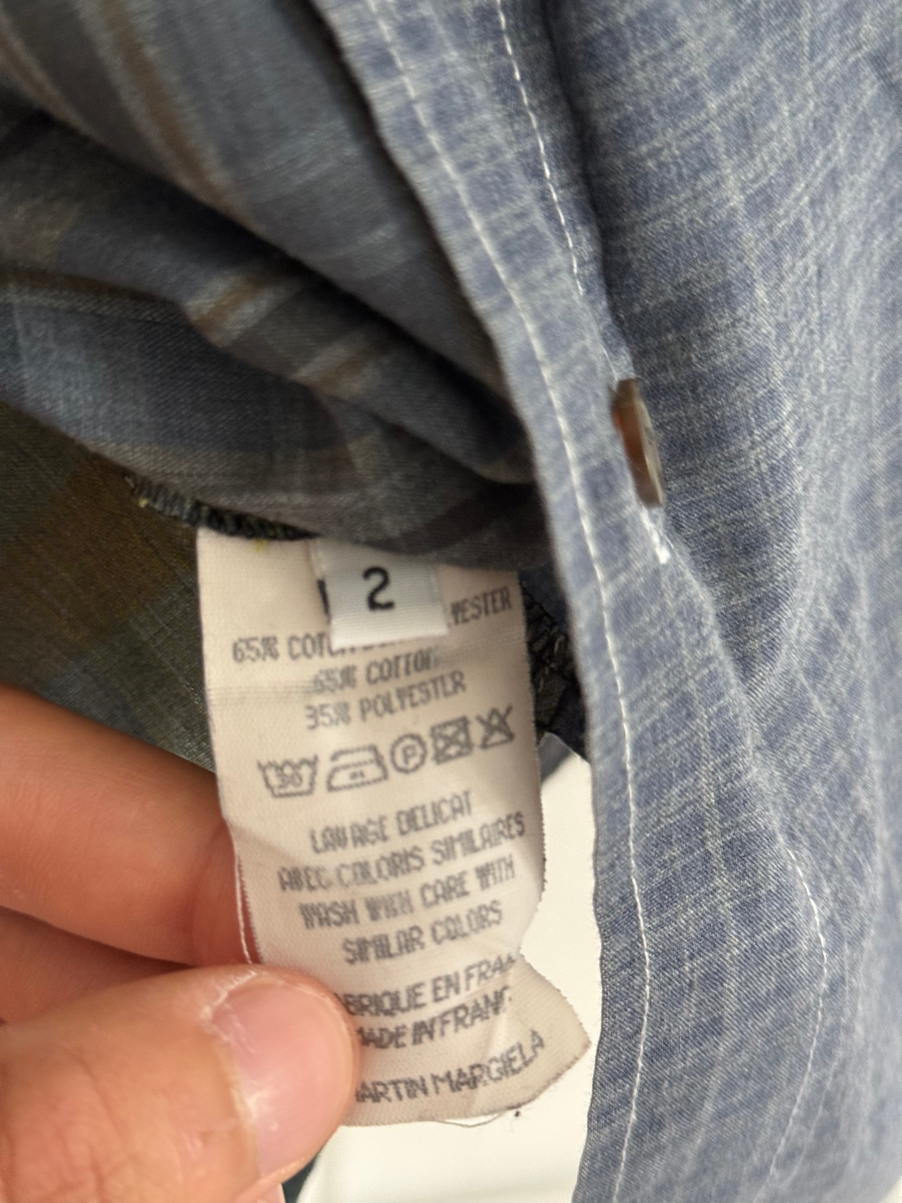 Maison Martin Margiela SS2004 Artisanal Line (0)(10) Reconstructed Patch Shirt - Size M