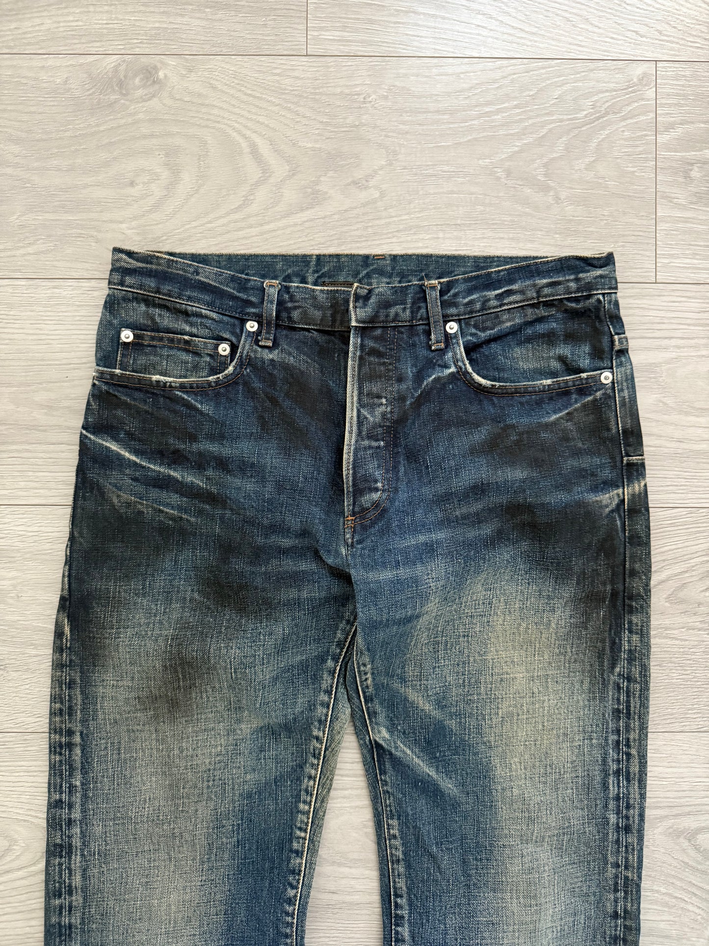 Dior Homme SS2010 'Oil Stained' Denim - Size 32