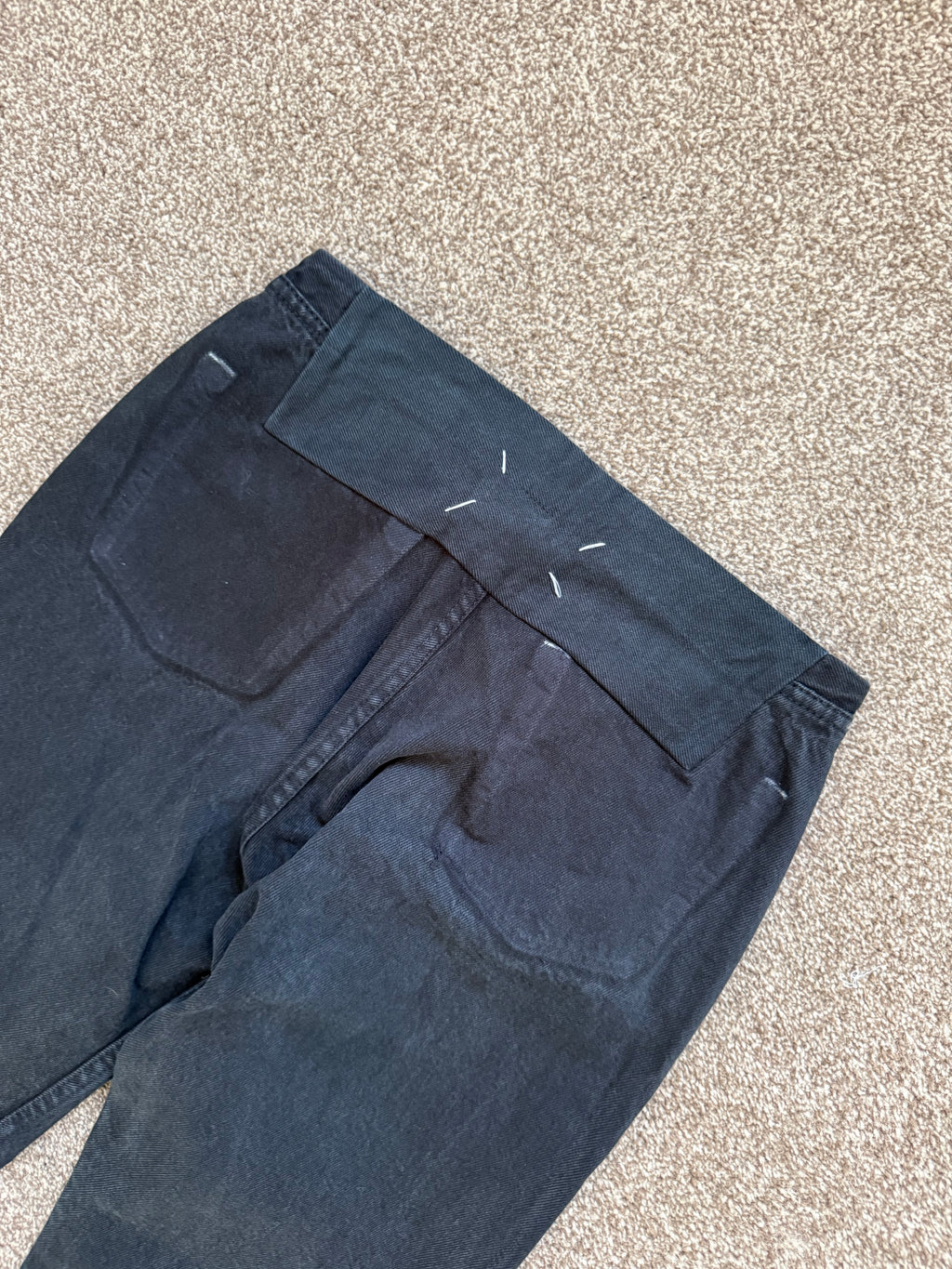 Maison Martin Margiela Artisanal Line (0) SS2002 Re-Worked Denim Panelled Pants - Size 28" Waist