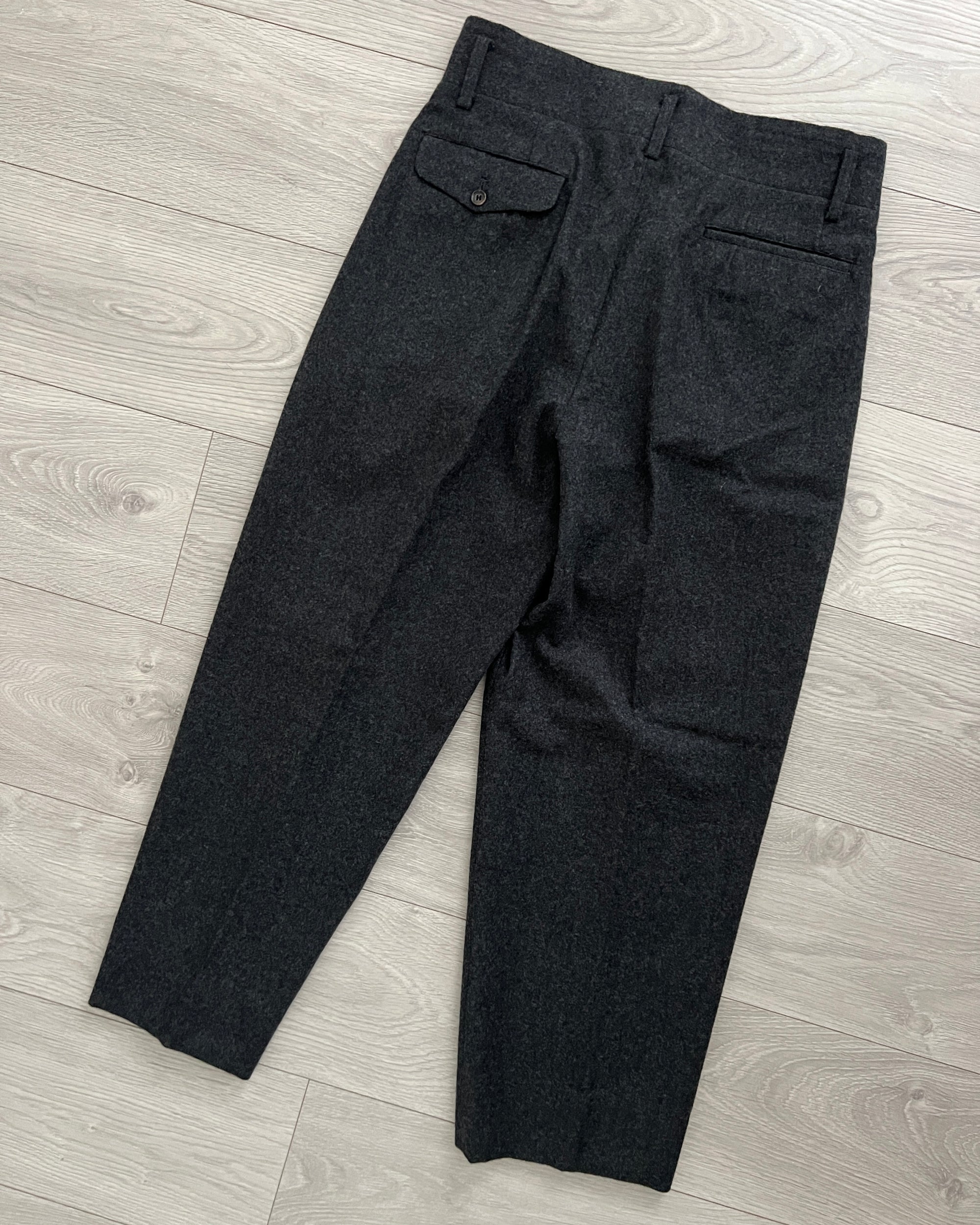 Comme Des Garcons Homme 1990s Wool Herringbone Suit - M Jacket / 32" Waist