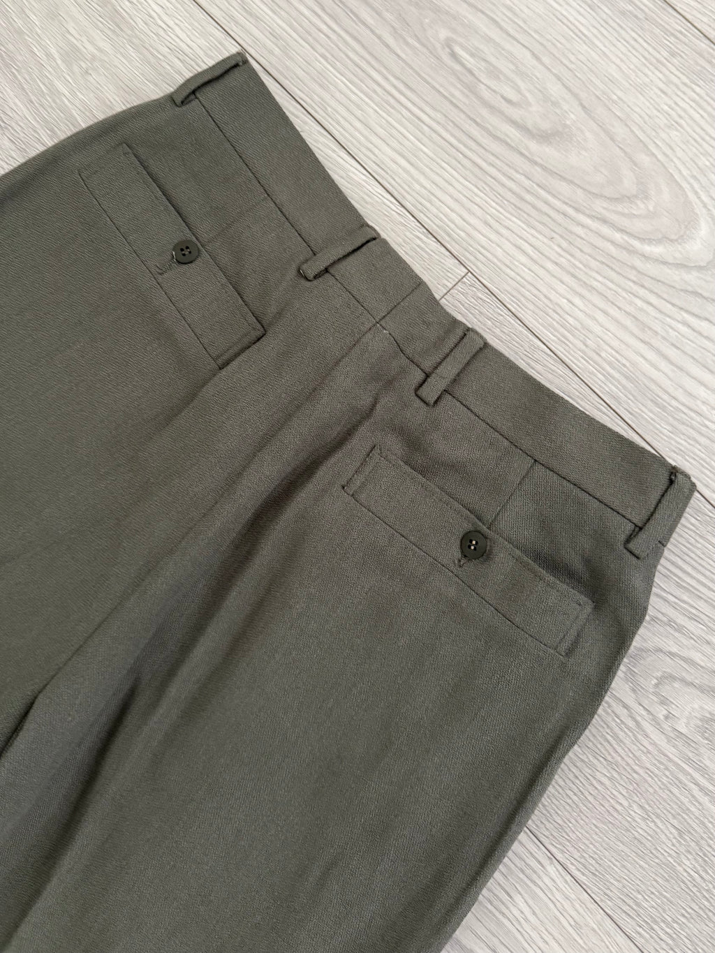 Armani 1990s Draped Double Pleated Pants - Size 30