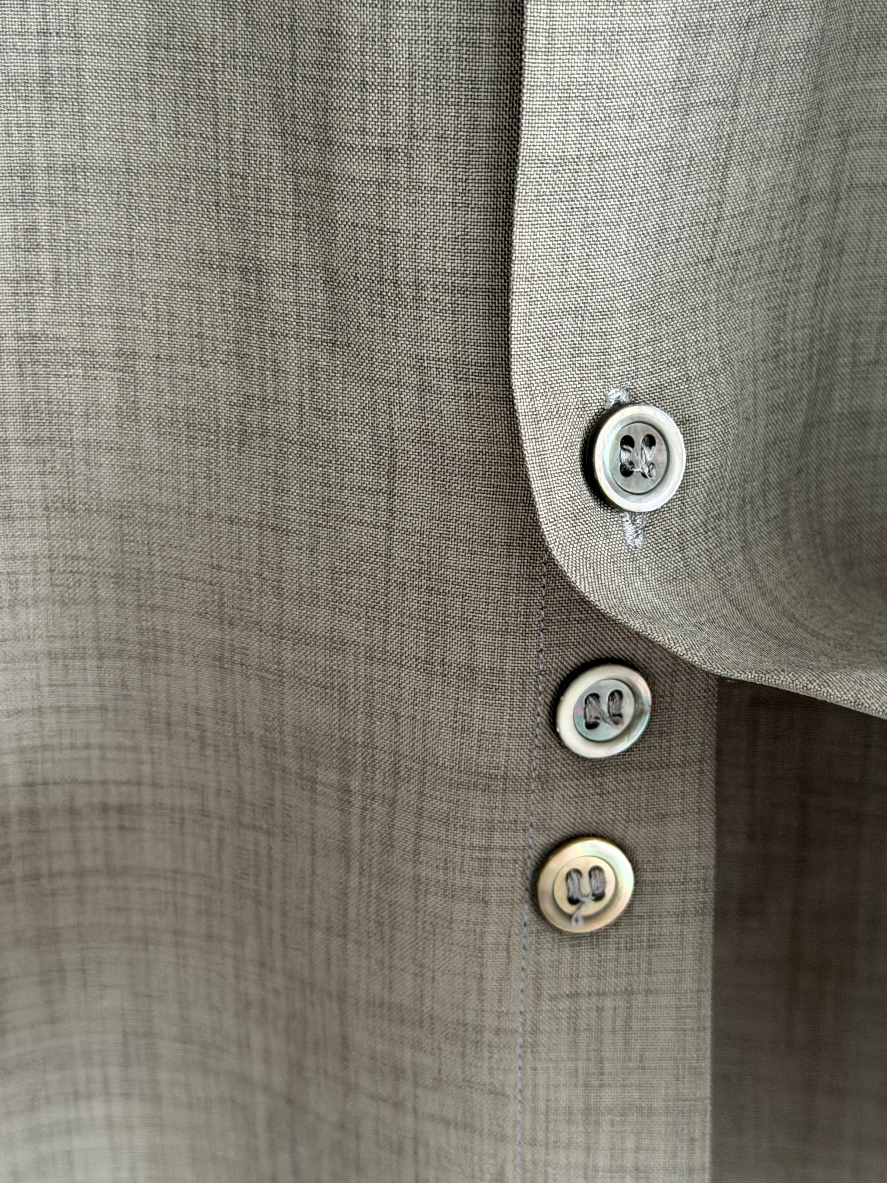 Armani 1990s Spread Collar Relaxed Shirt - Size M
