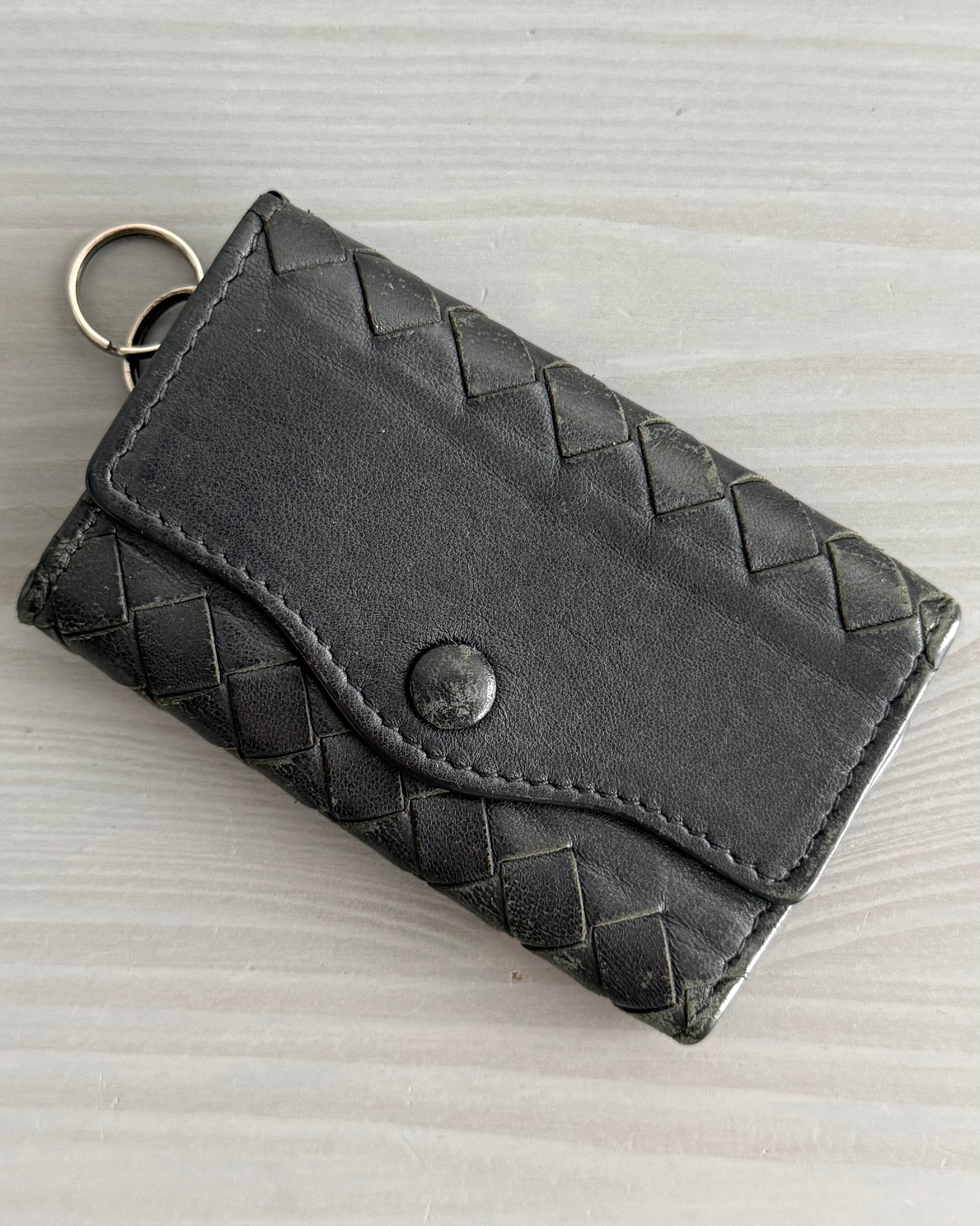 Bottega Veneta Vintage Leather Key Holder