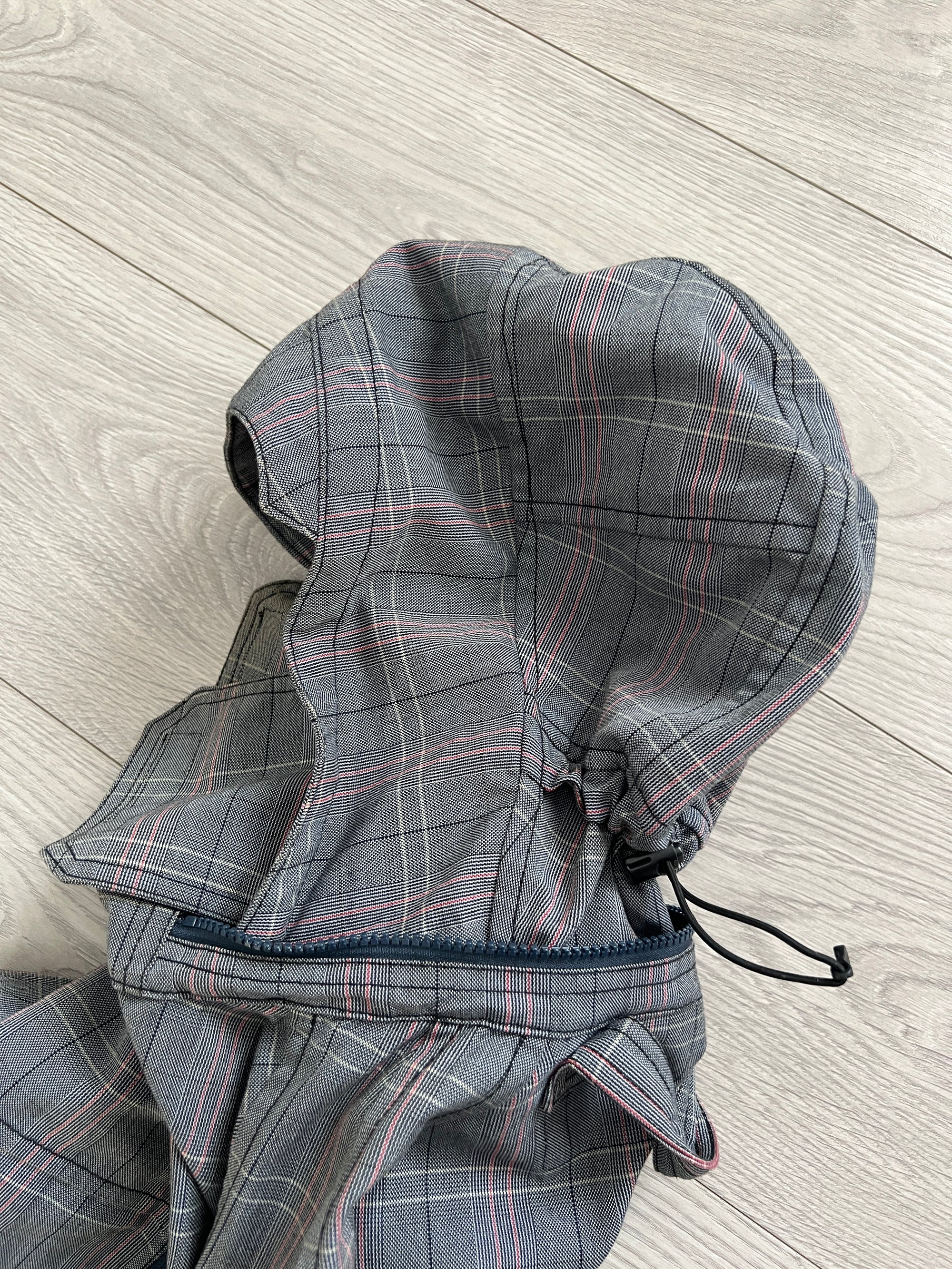 Junya Watanabe AD2004 Technical Cargo Pocket Check Jacket - Size M