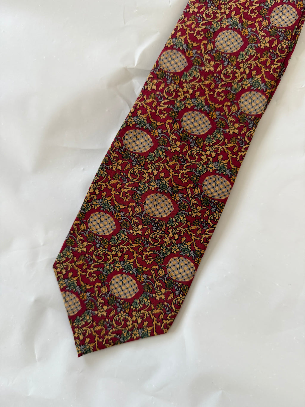 Uno Gaude 1990s Silk Tie Made in Italy