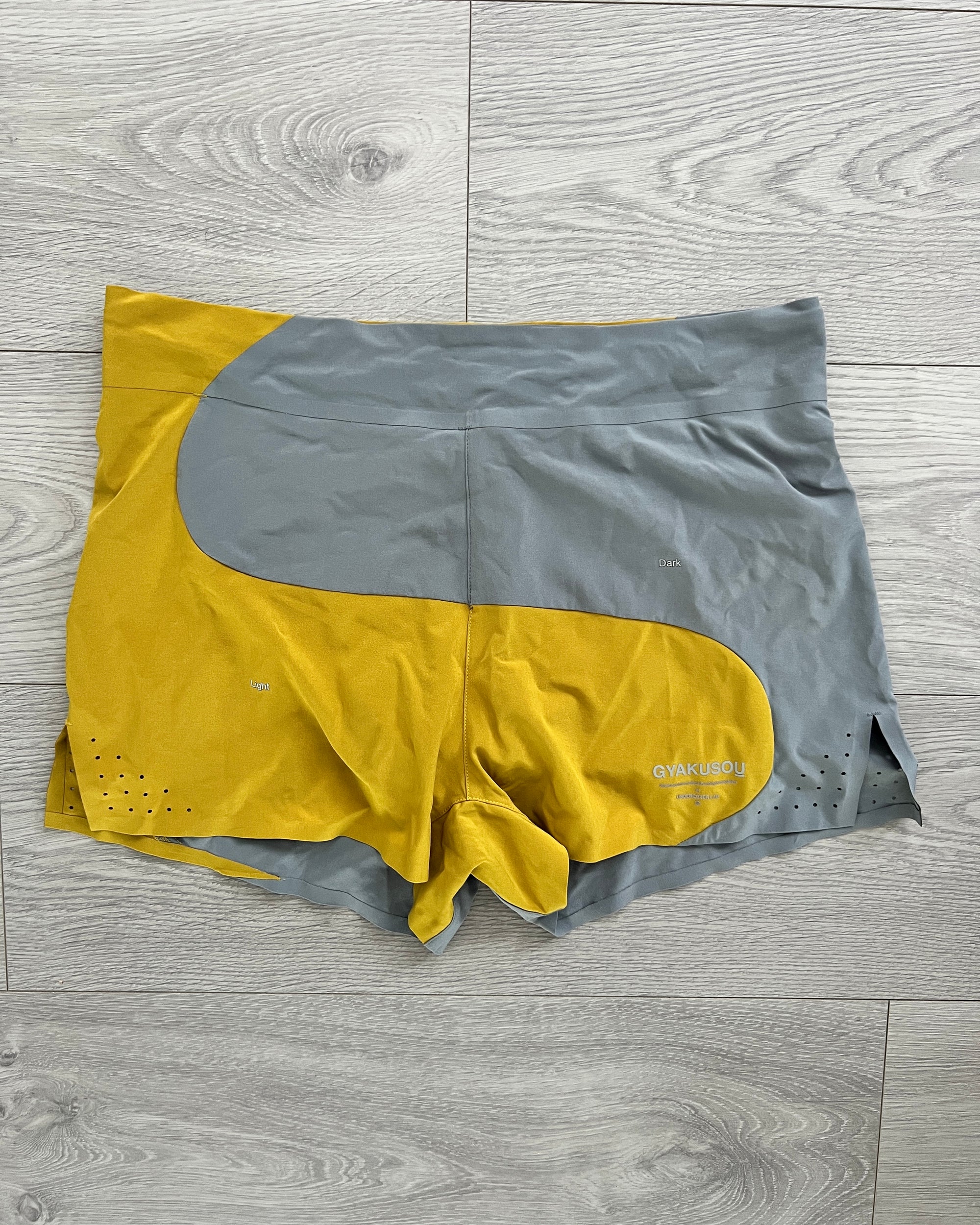 Nike Gyakusou SS2014 Curve Split 'Light/Dark' Tech Shorts - Size M & L