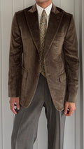 Gucci by Tom Ford SS2004 Velvet Peaked Lapel Jacket - Size S