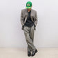 Comme Des Garcons Homme Deux 1990s Wool Pleated Suit - Size L Jacket / 34 Waist